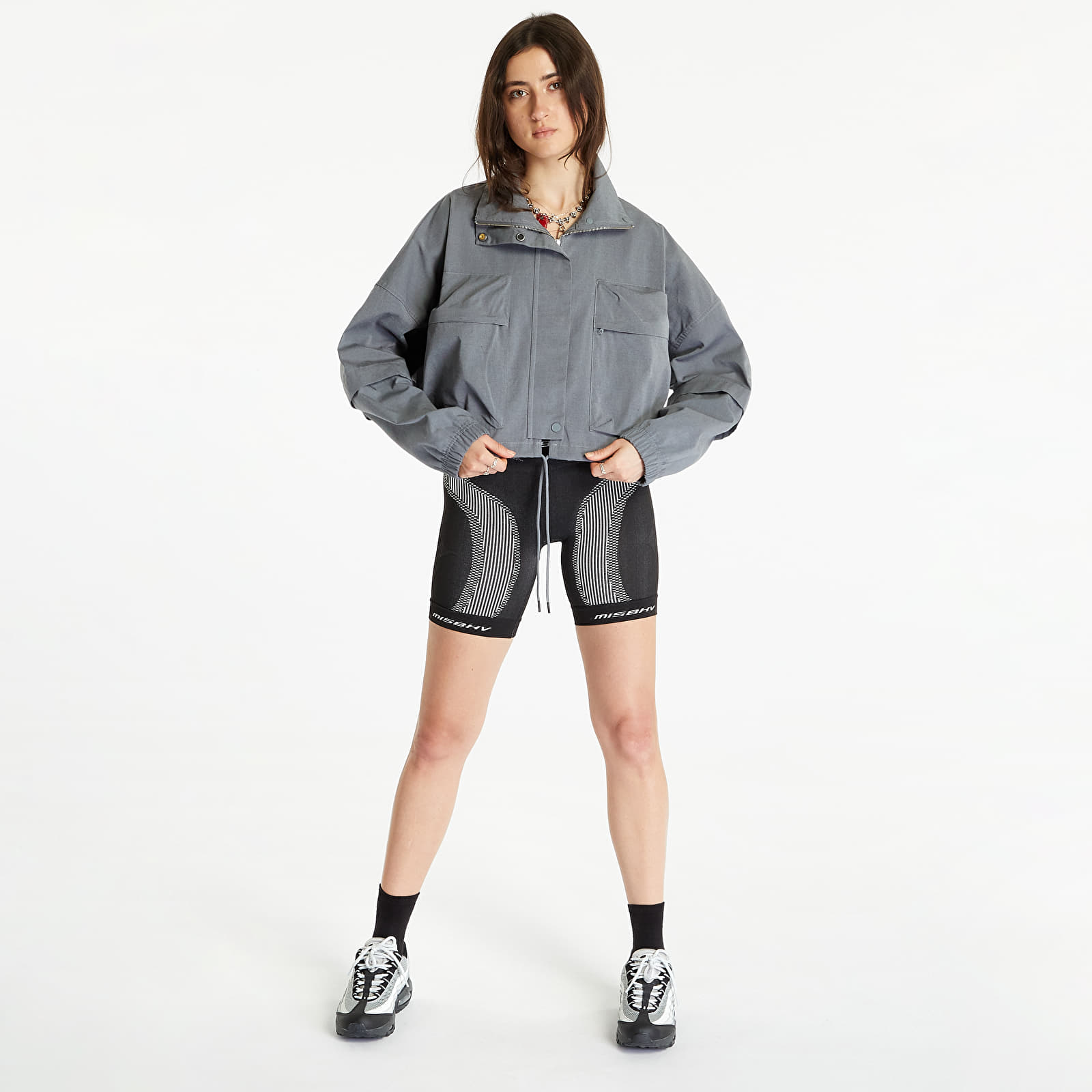 Jackets Nike Sportswear Women's Ripstop Jacket Grey Heather/ Cool Grey
