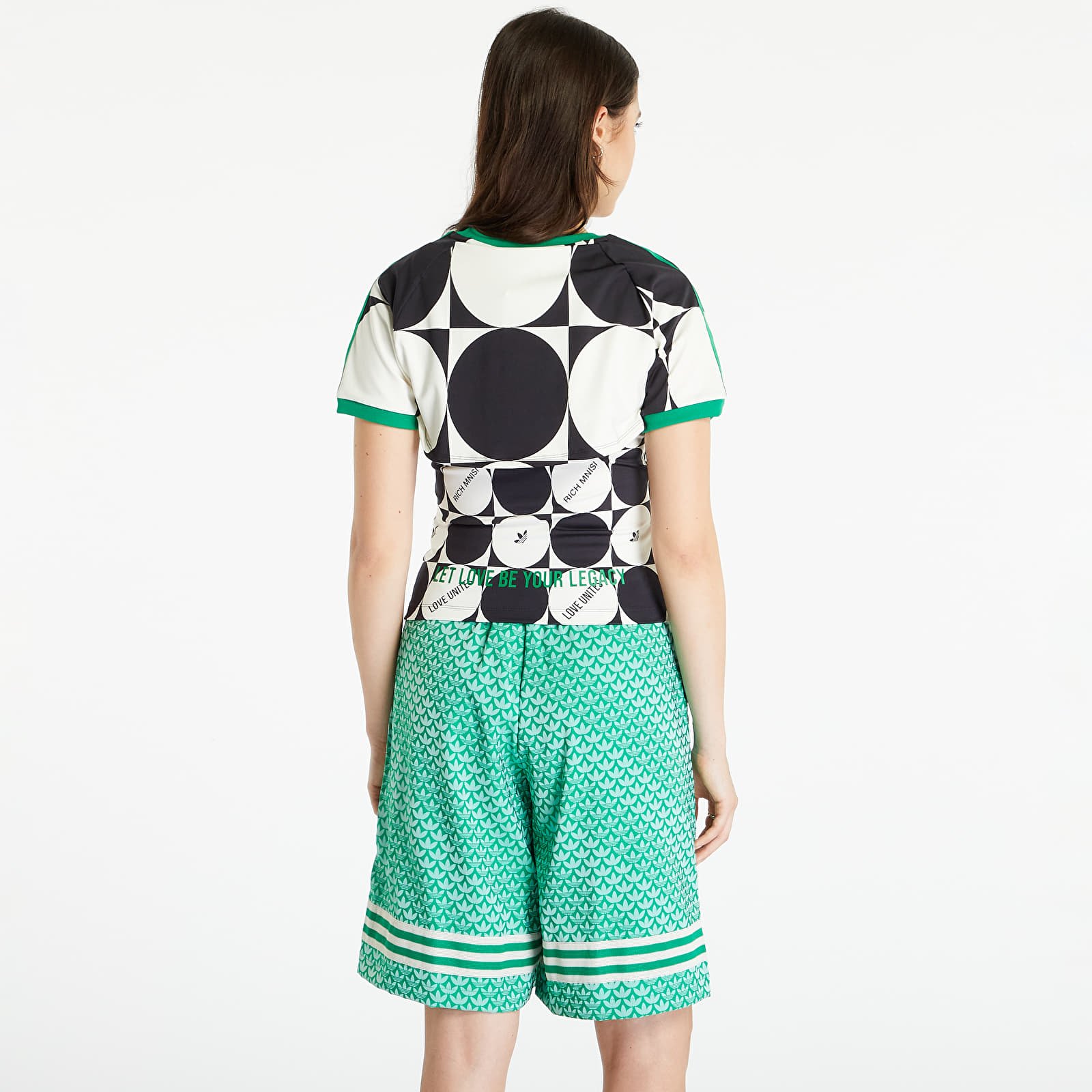 T-shirts adidas Pride Tee Off White/ Black