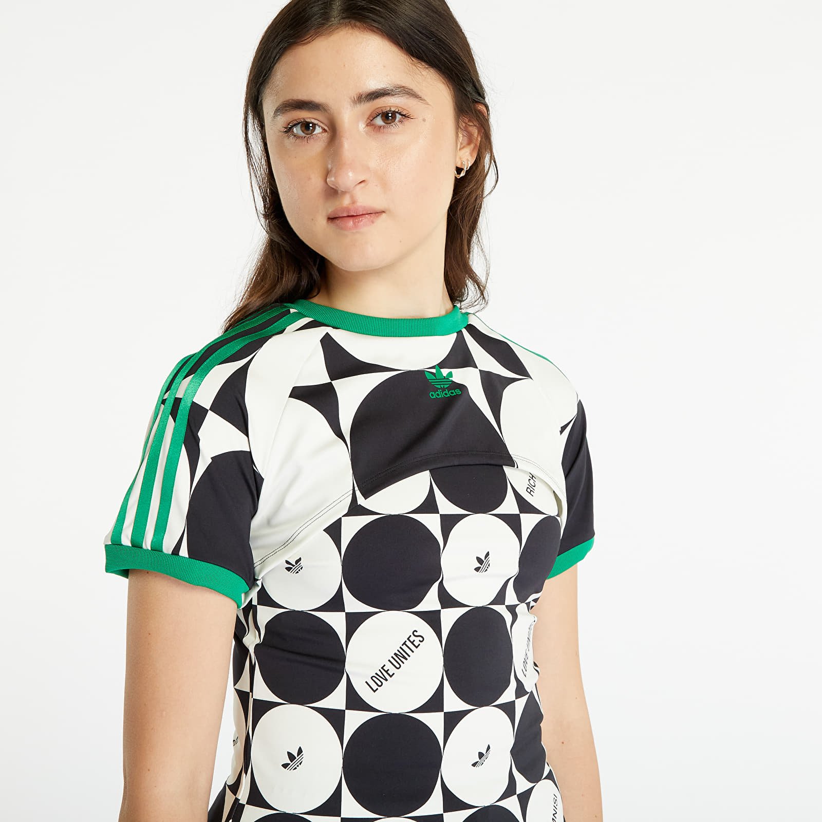 T Shirts adidas Pride Tee Off White Black Footshop