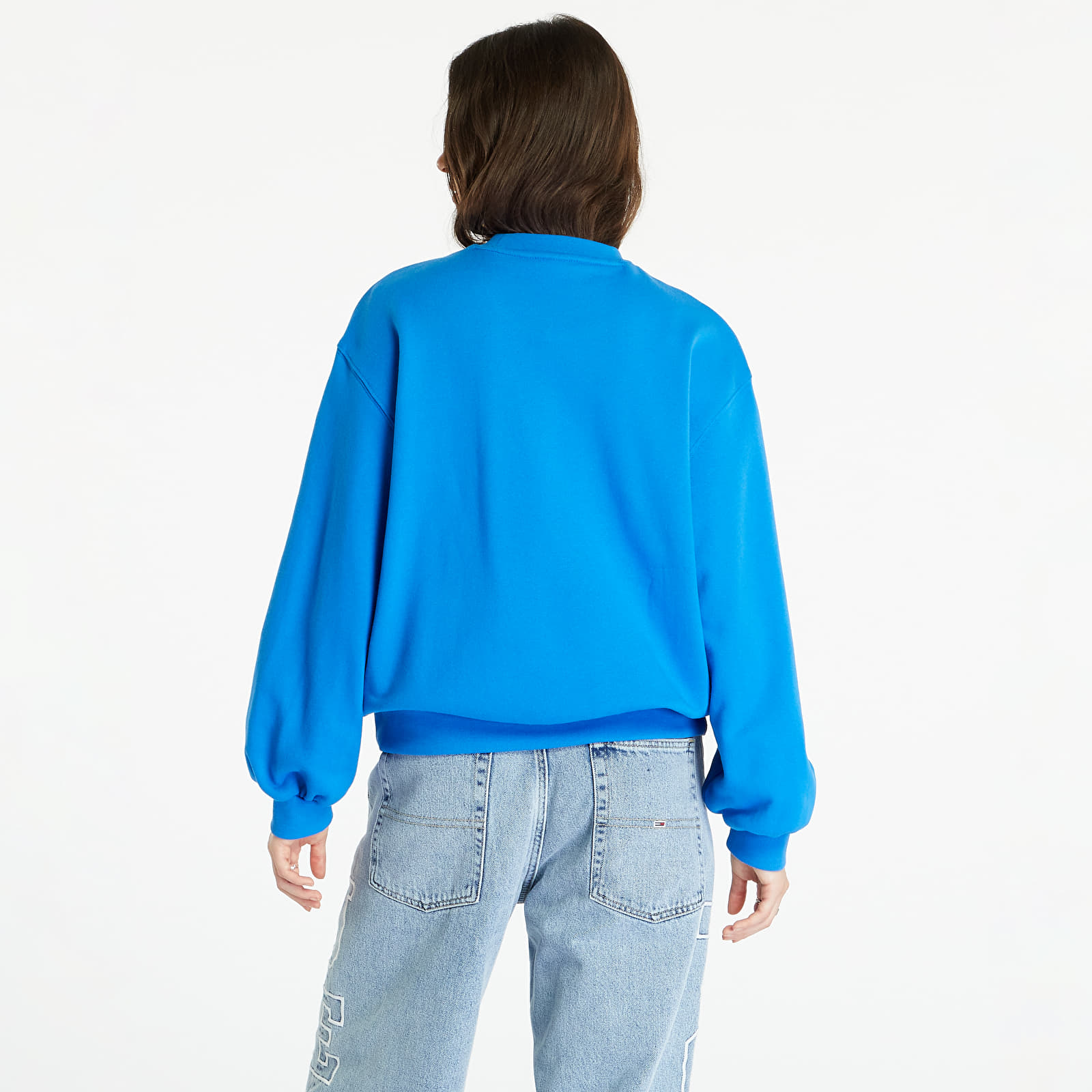 Hettegensere og sweatshirts adidas Originals 70s 3-Stripes Sweatshirt Blue Bird