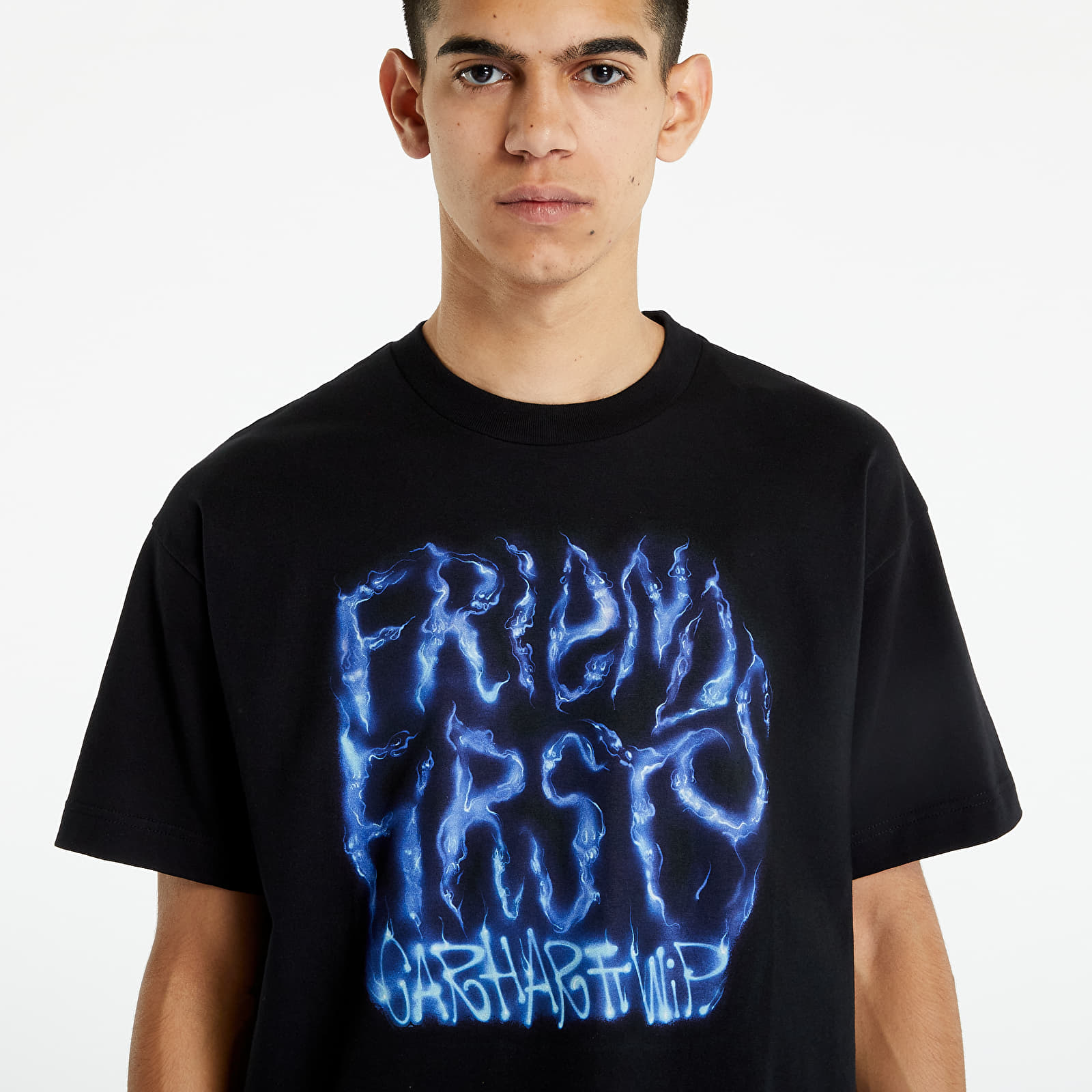 T-shirts Carhartt WIP Short Sleeve Babybrush FF T-S Black