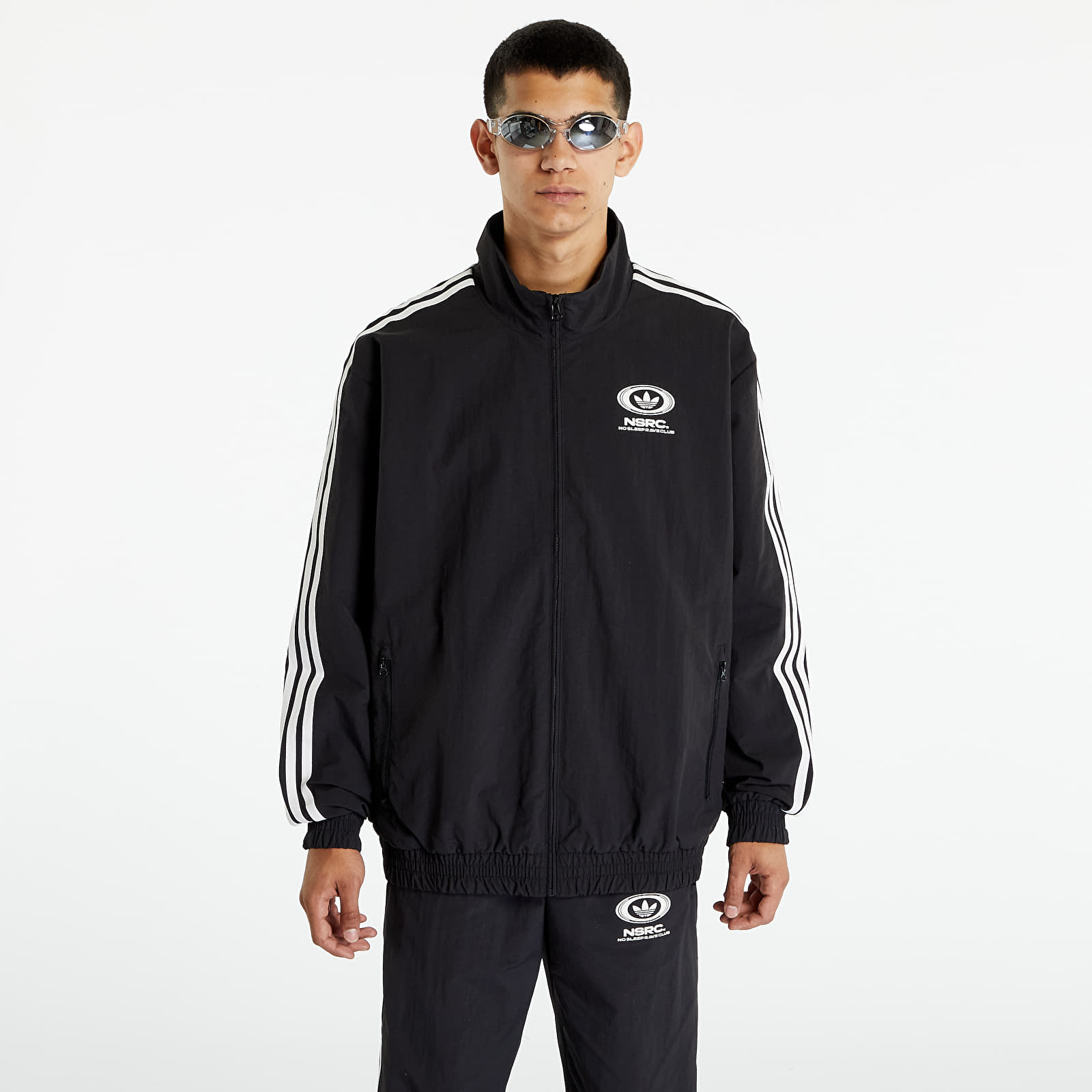 Jackets adidas Originals x No Sleep Rave Club NSRC Track Top Jacket Black