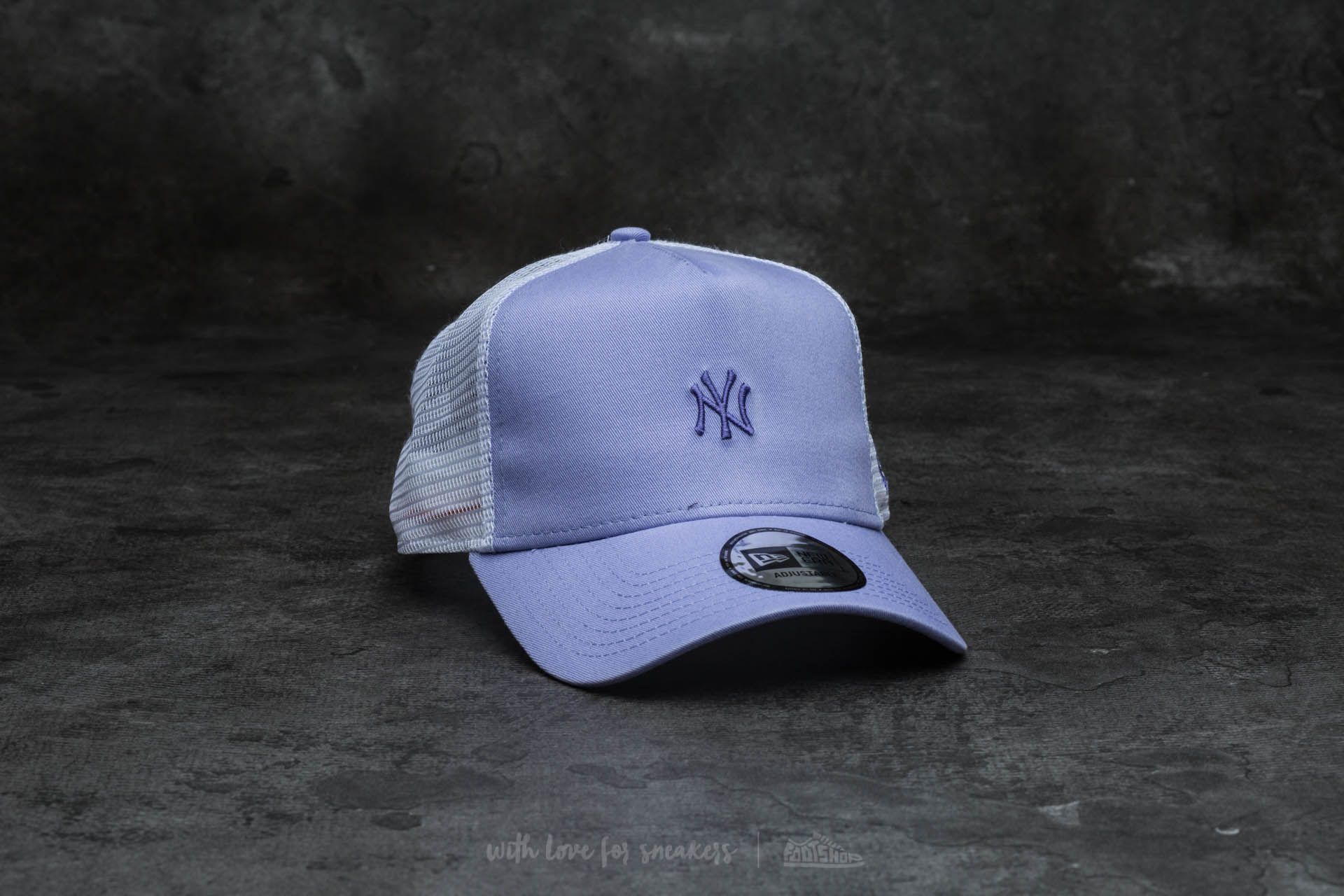 Caps New Era Adjustable Women Pastel New York Yankees Trucker Purple
