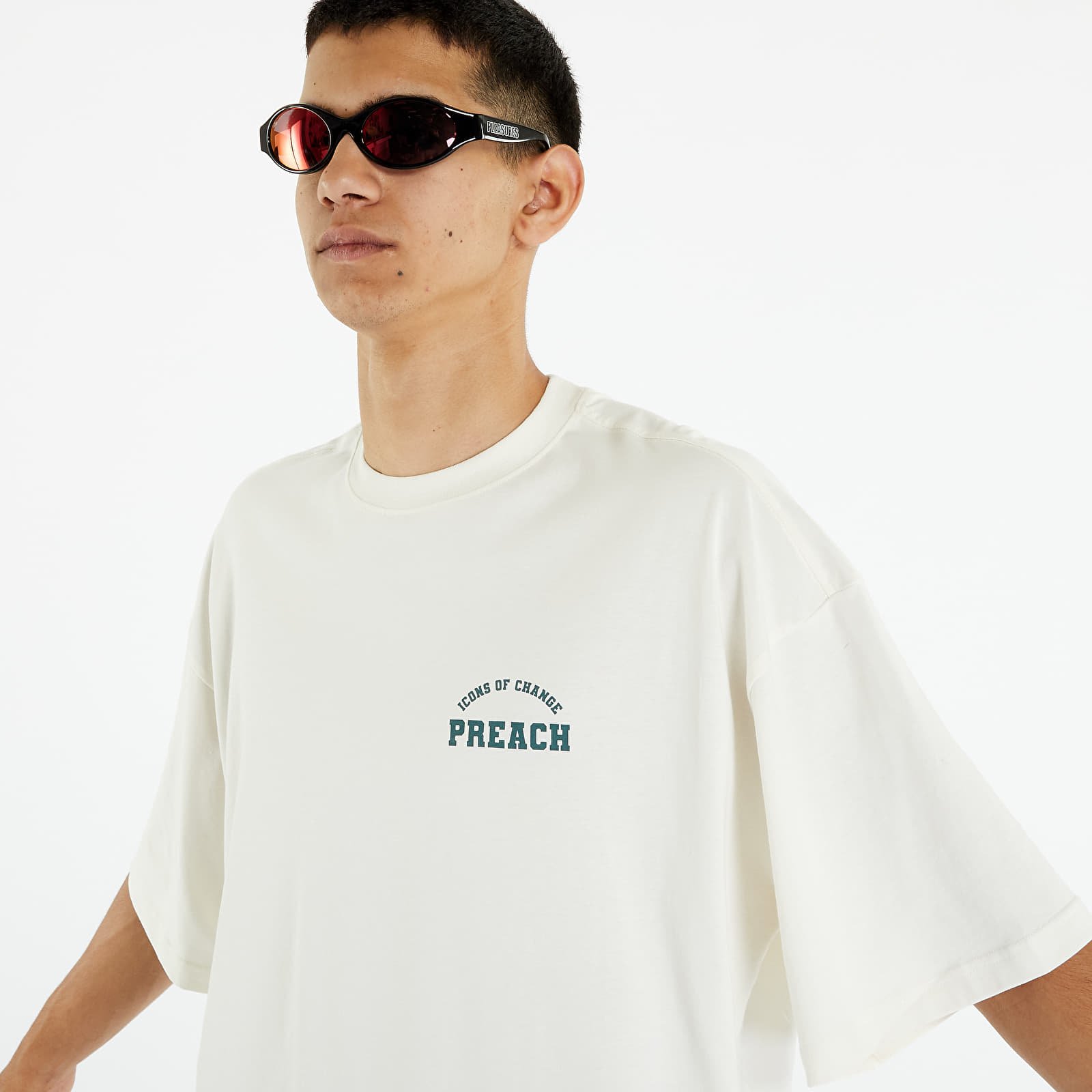 Tricouri  PREACH Varsity Icons T-shirt Off White