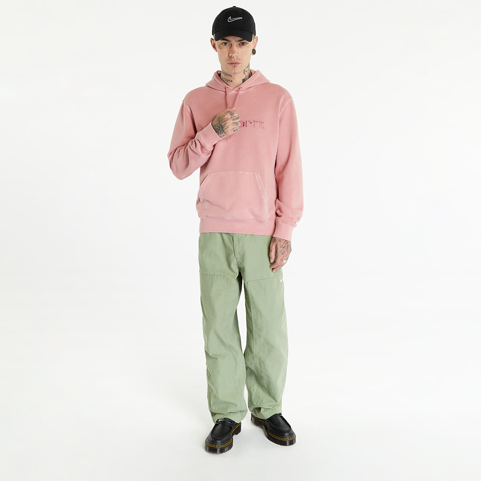 Džemperiai su gobtuvais ir džemperiai Carhartt WIP Hooded Duster Sweat Dahlia Garment Dyed