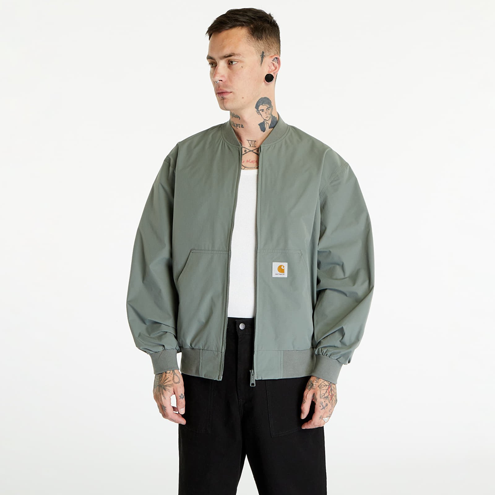 Bomber Carhartt WIP Active Bomber Smoke Green M