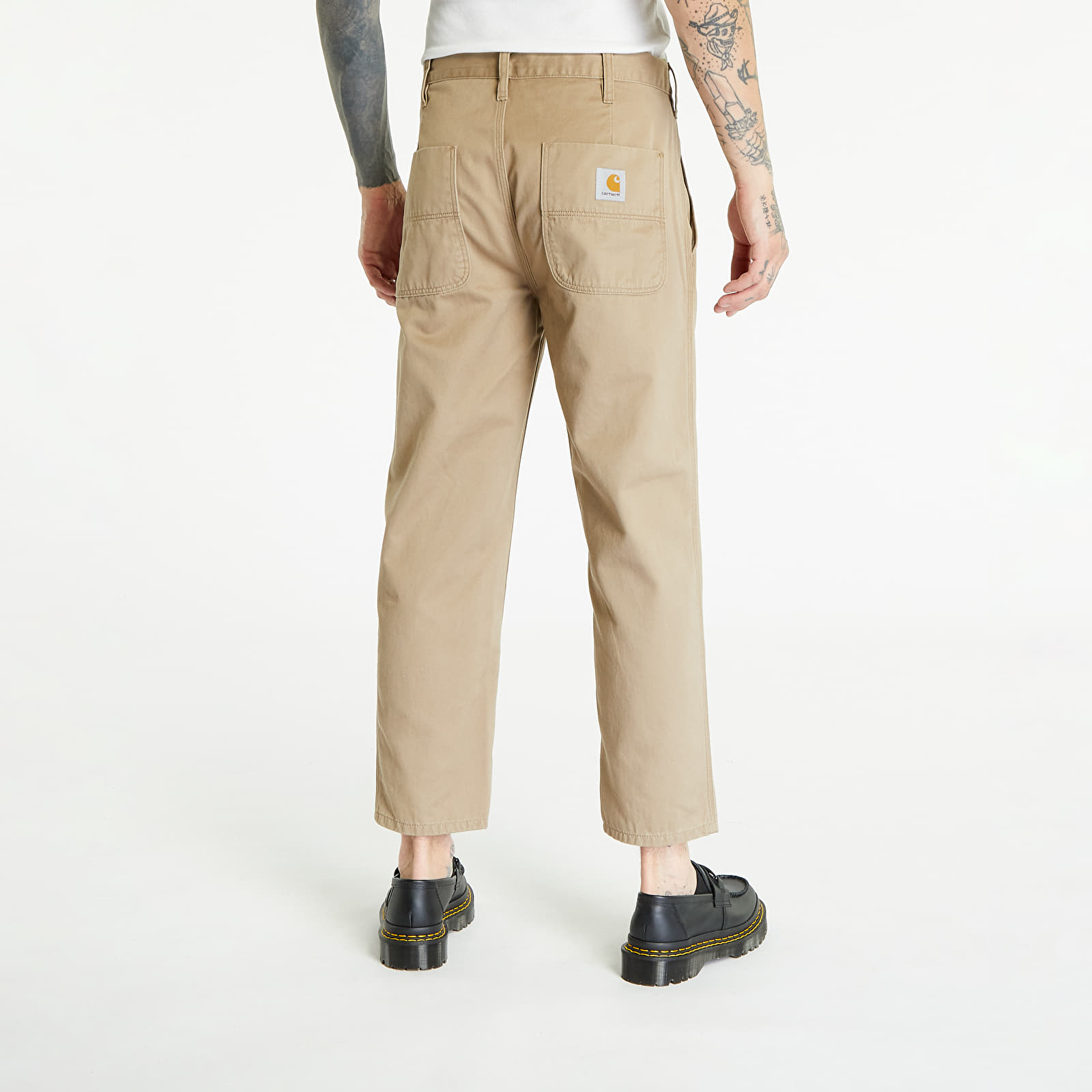 Pants and jeans Carhartt WIP Abbott Pant Leather Stone Washed