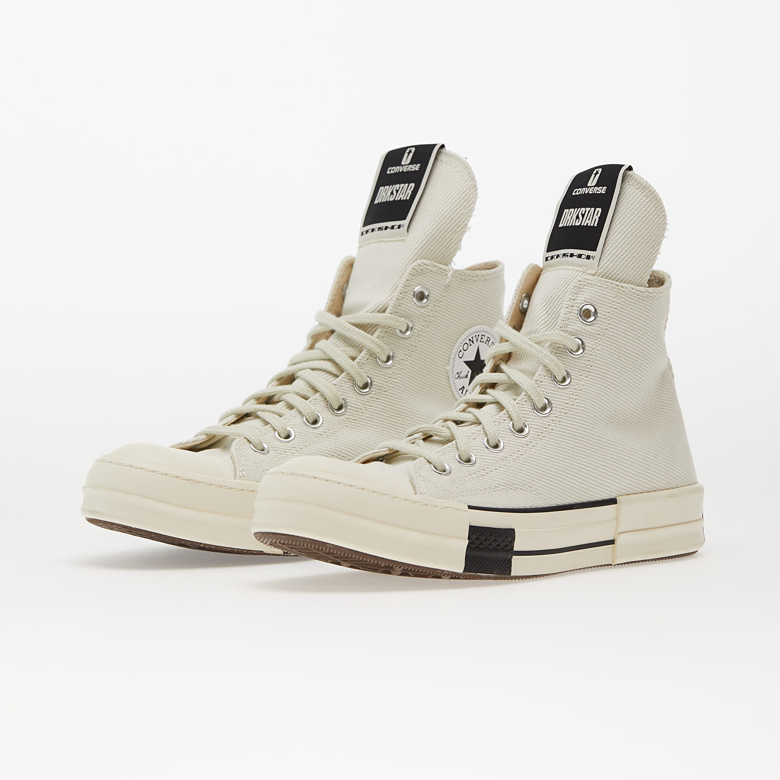 Miesten kengät Converse x DRKSHDW DRKSTAR Hi Lily White/ Egret/ Black