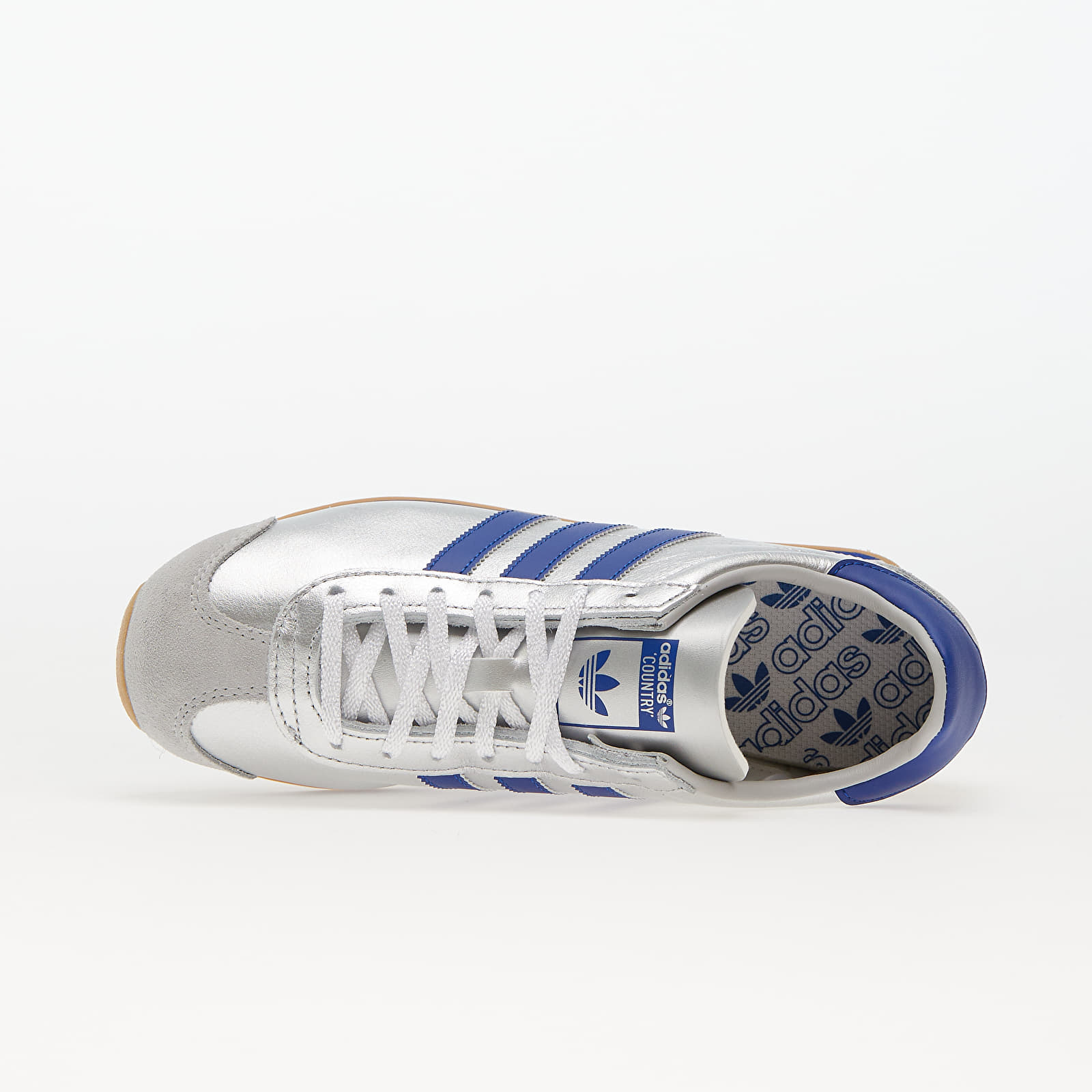 Pánské tenisky a boty adidas Originals Country Og Metallic Silver/ Brave Blue/ Ftw White