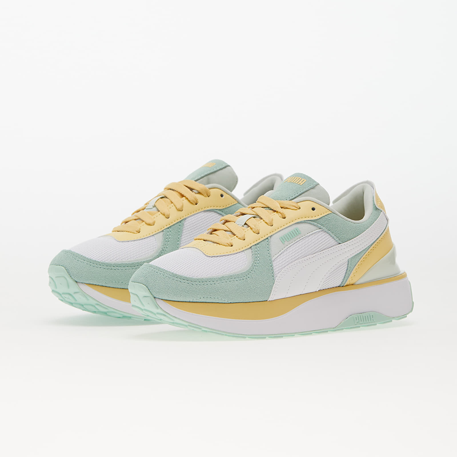 Damen Sneaker und Schuhe Puma Cruise Rider NU Pastel Wns PUMA White-Minty Burst