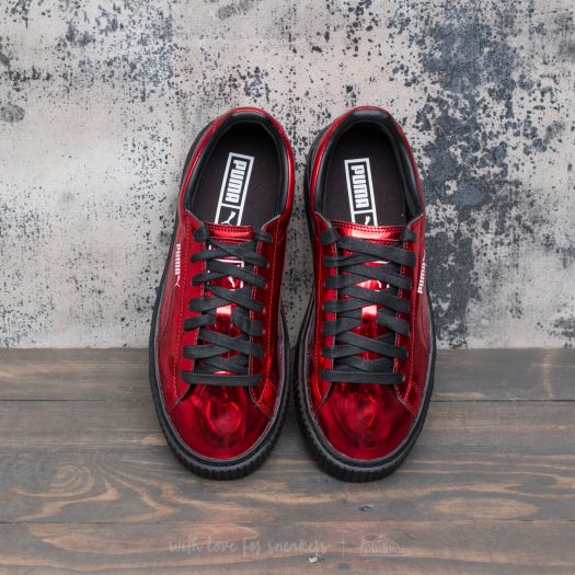 Puma basket platform donna rosse shop