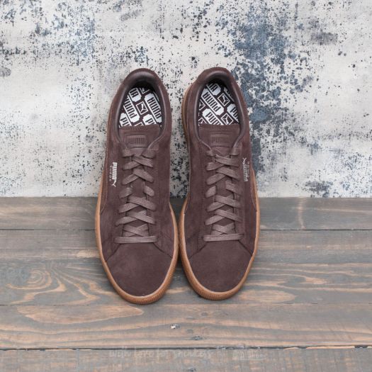 Puma suede black coffee hot sale