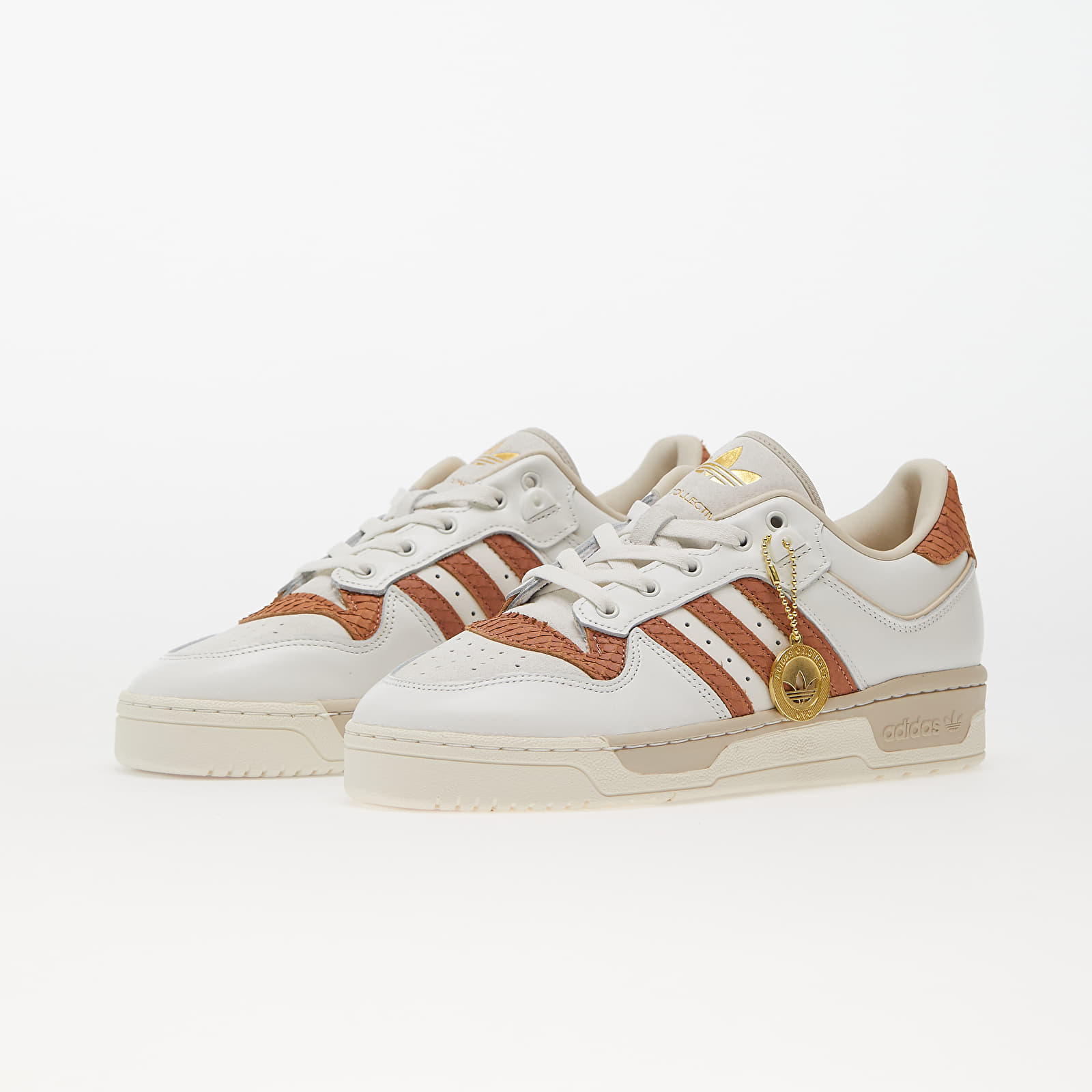 Férfi cipők adidas Rivalry Low 86 Core White/ Clay Strata/ Core White