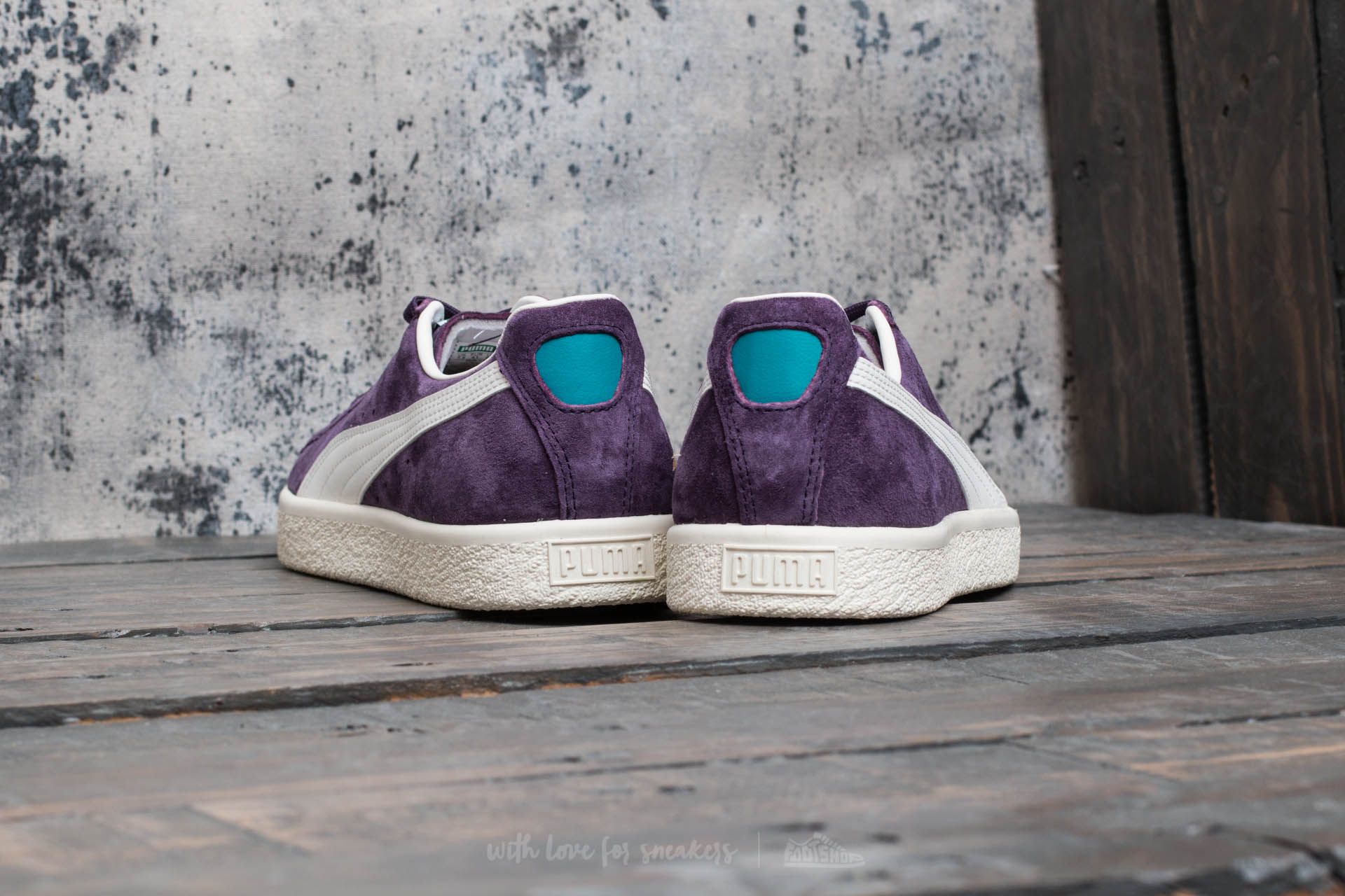 Herresko Puma Clyde Premium Core Sweet Grape-Whisper White