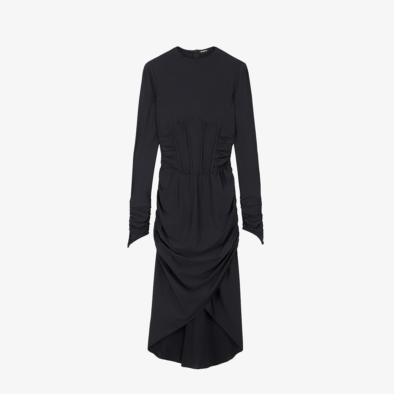 Suknelė MISBHV Pandora Corset Midi Dress Black
