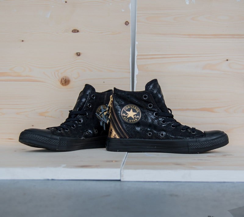 Converse sale cuir zip