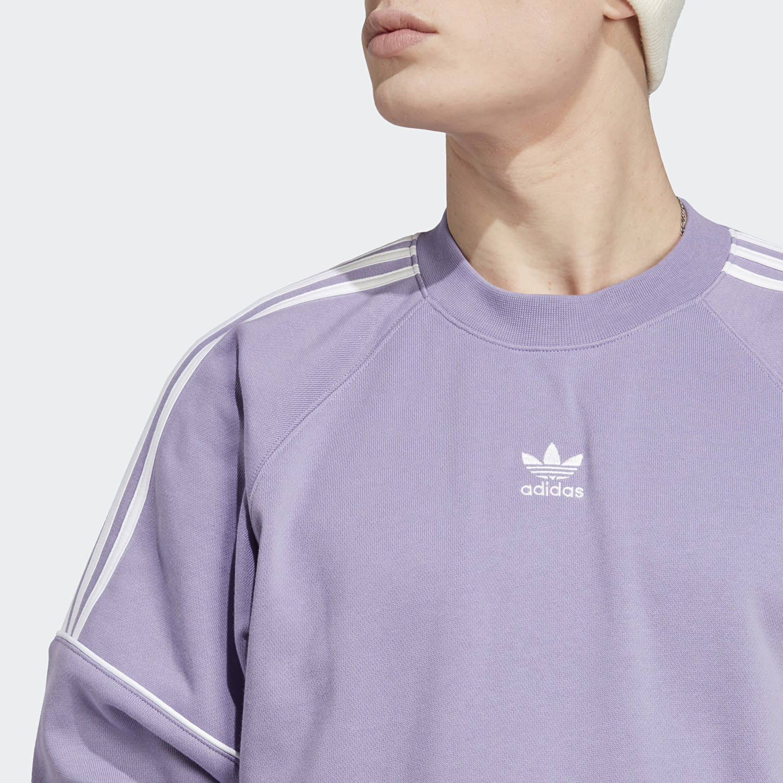Hoodies and sweatshirts  adidas Ess Crew Magic Lilac