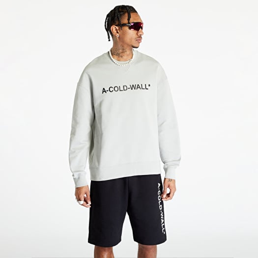 Sweatshirt A-COLD-WALL* Essentials Logo Crewneck Light Grey