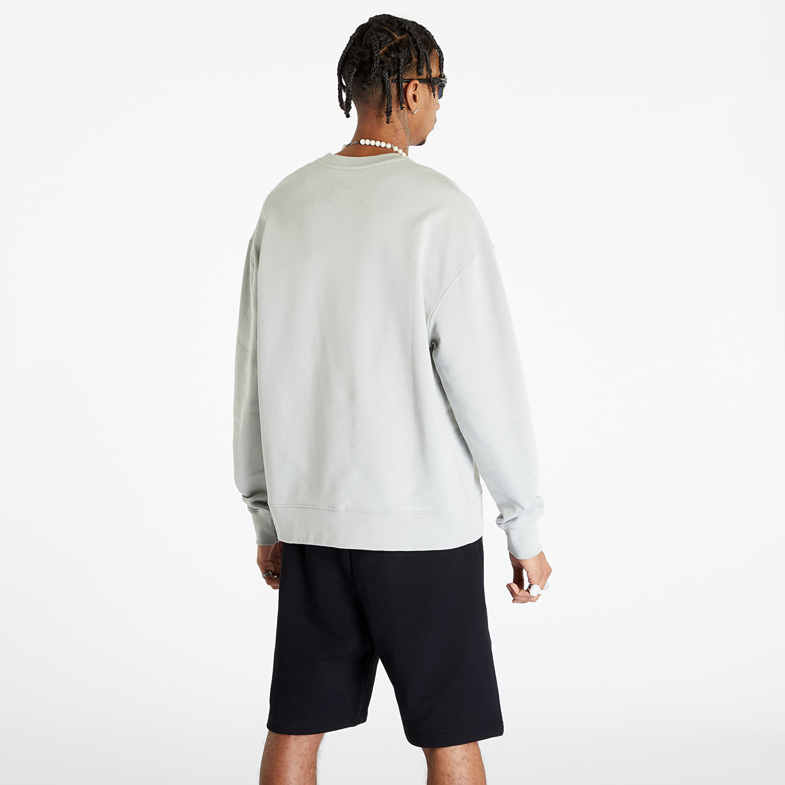 Hanorace A-COLD-WALL* Essentials Logo Crewneck Light Grey