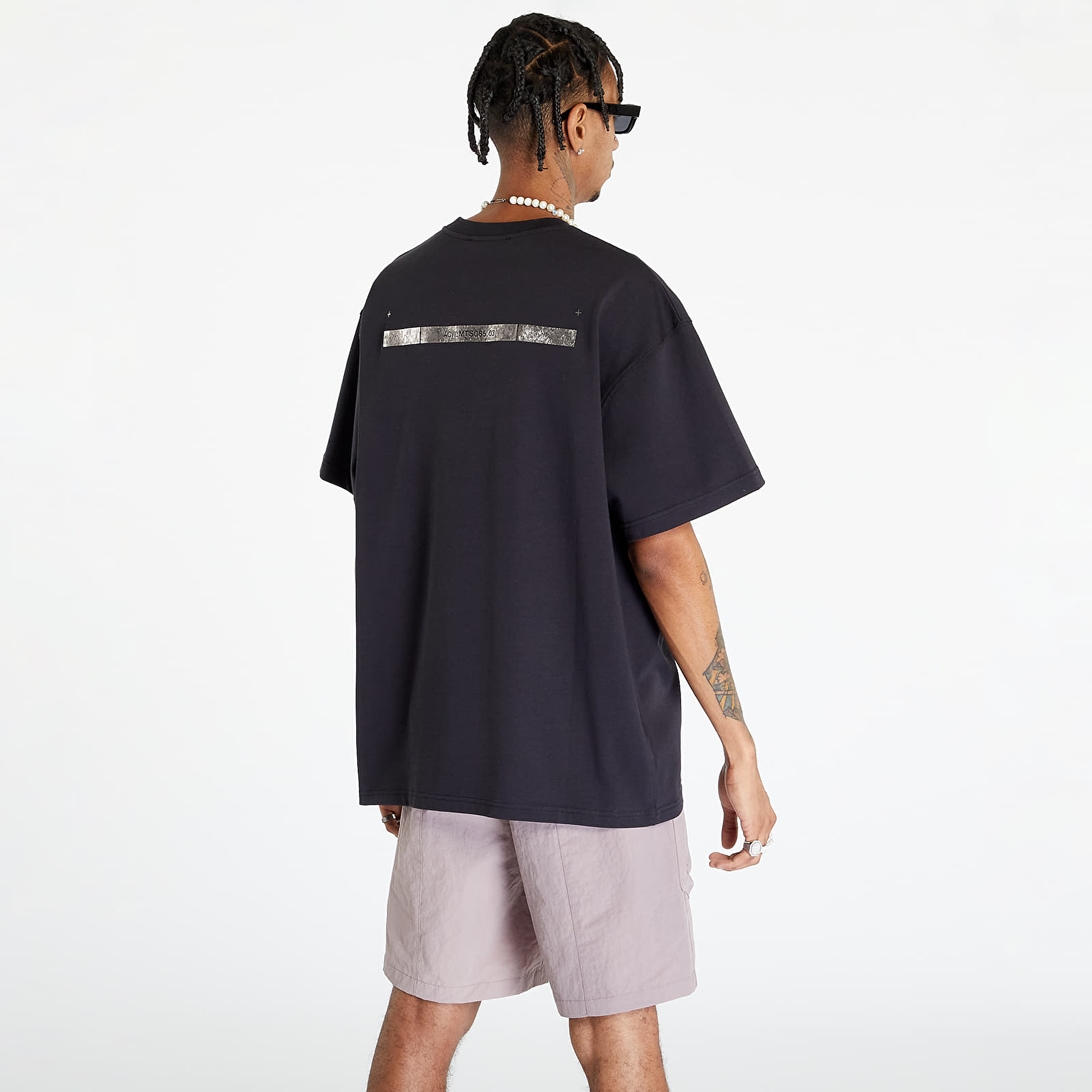 T-shirts A-COLD-WALL* Foil Grid T-Shirt Black