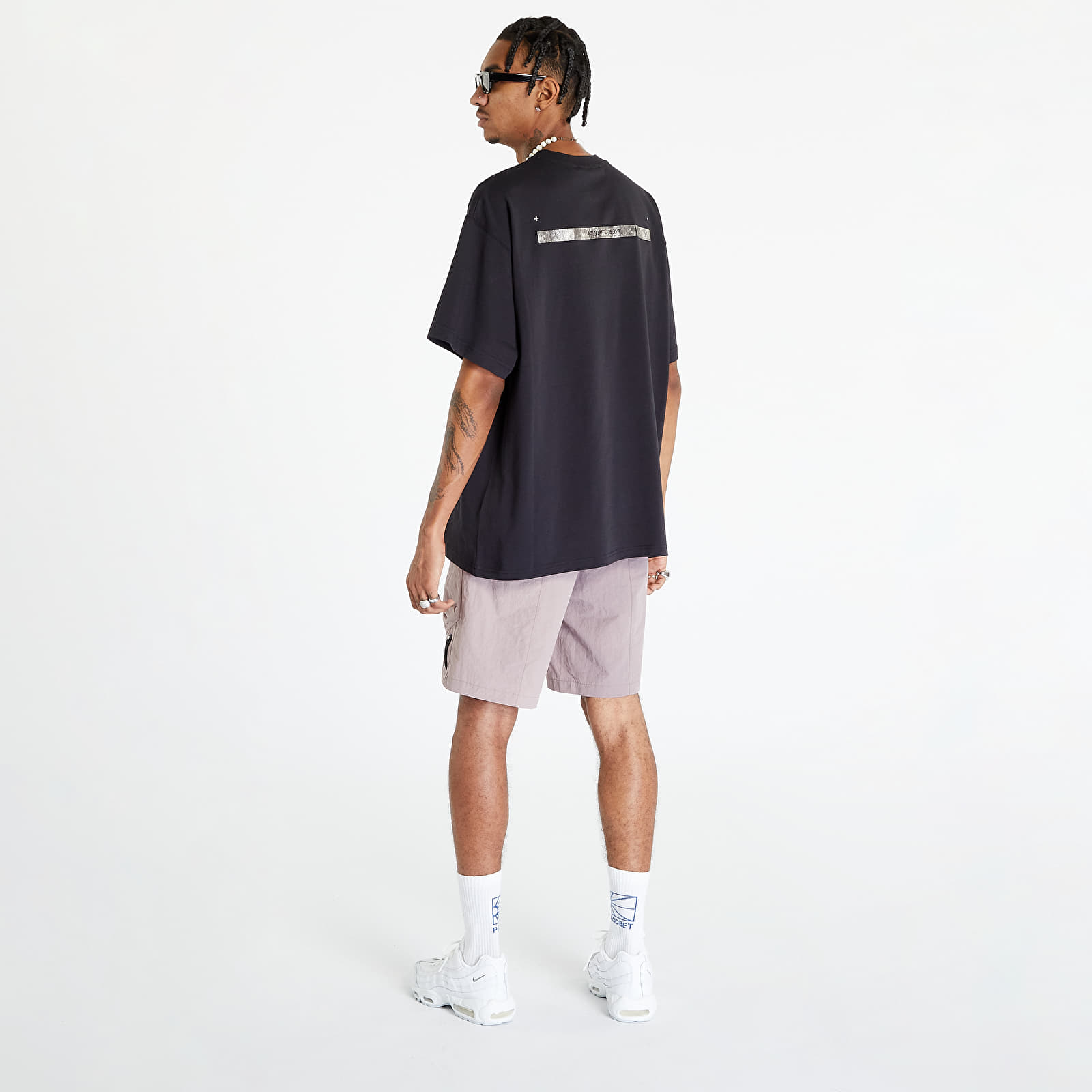 T-shirts A-COLD-WALL* Foil Grid T-Shirt Black