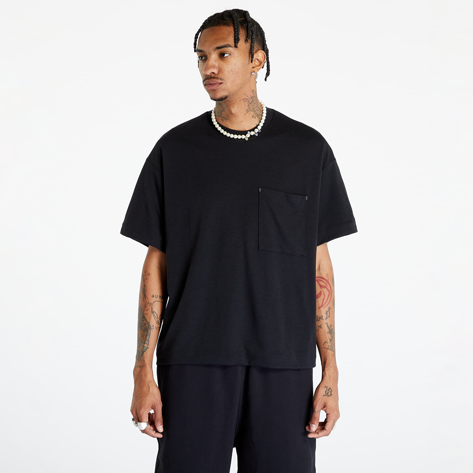 Levně Nike Sportswear Tech Pack Dri-FIT Short-Sleeve Top Black