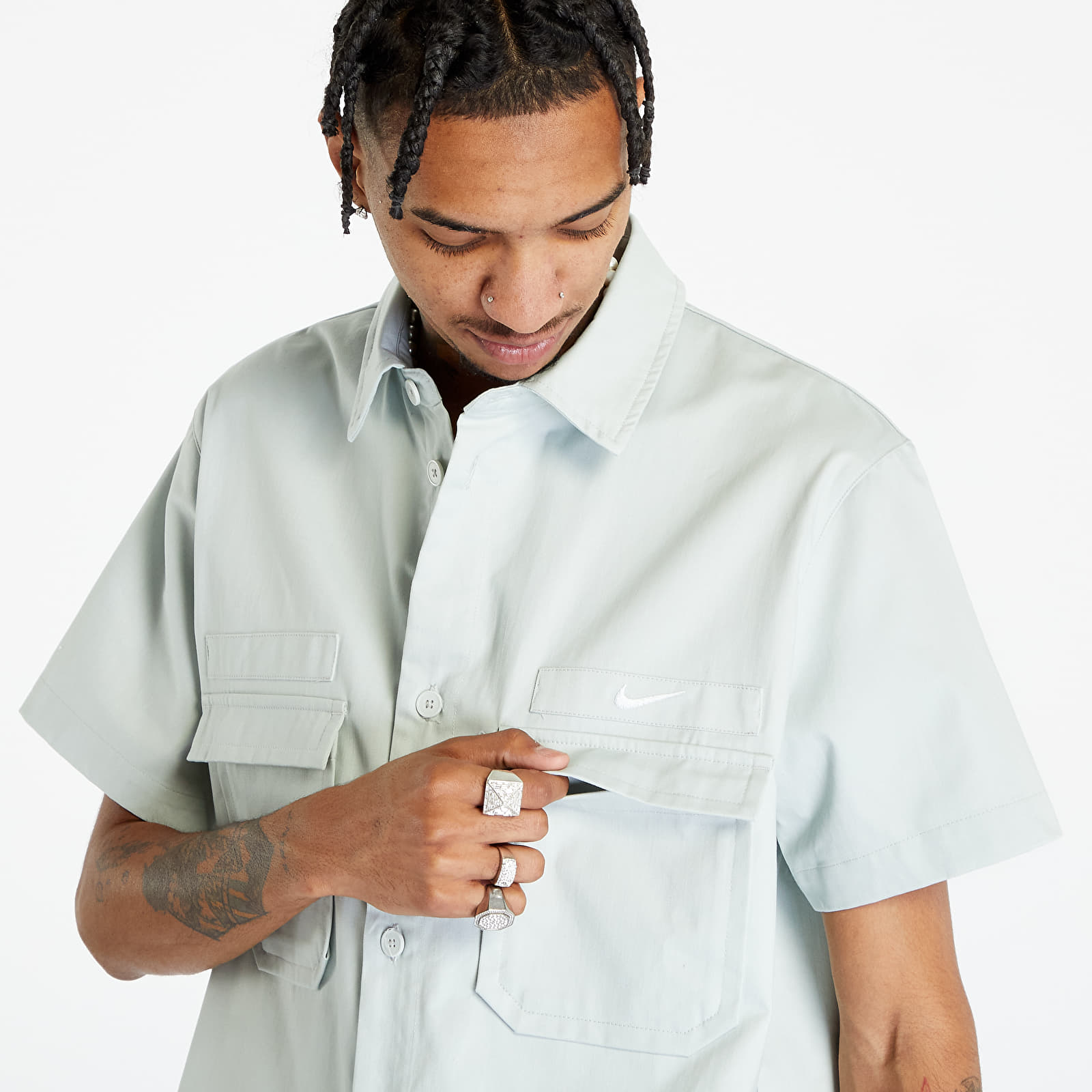 Nike button 2025 up shirt