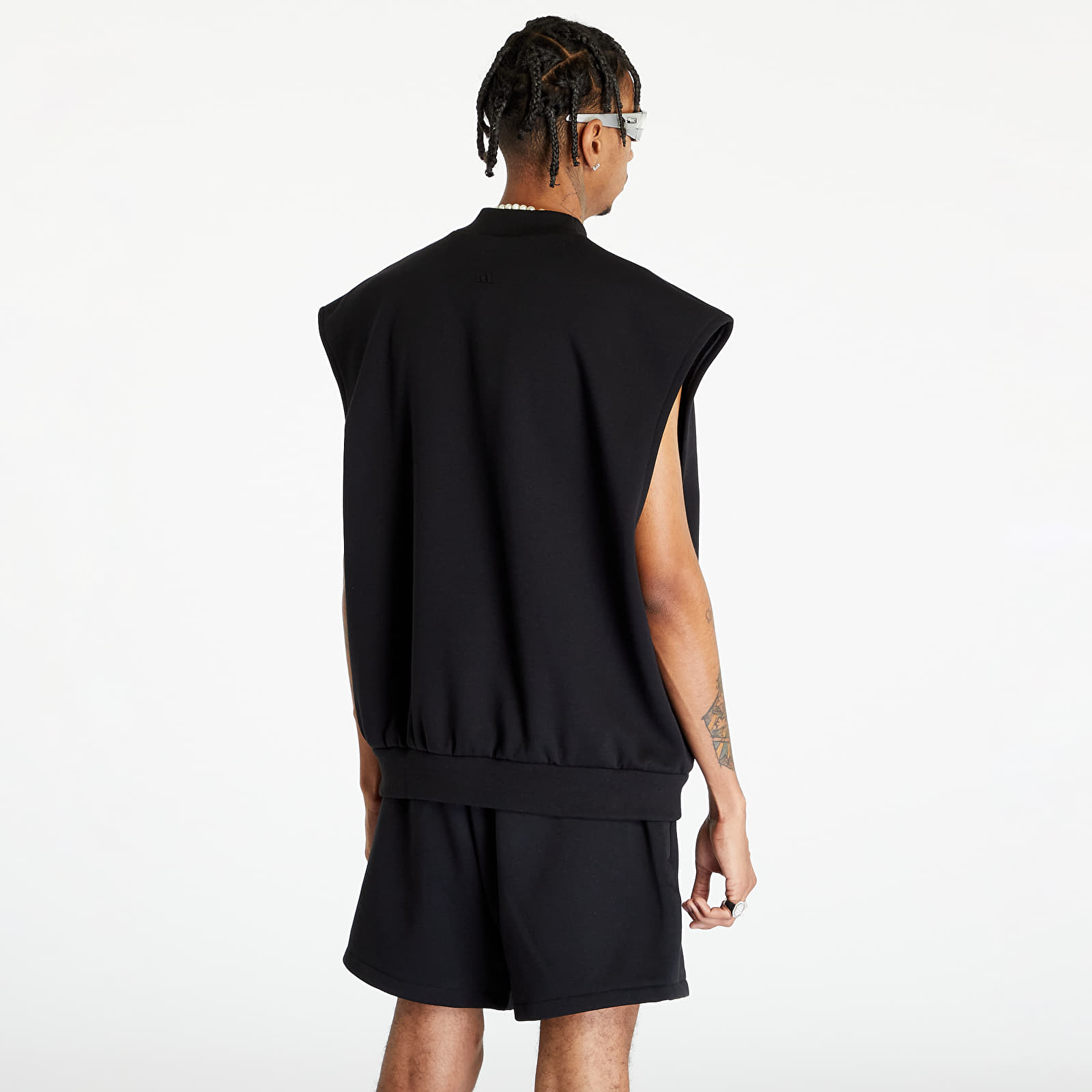 Hoodies and sweatshirts adidas Performance ONE BasketBall Sleeveless Sweatshirt UNISEX Black/ Talc