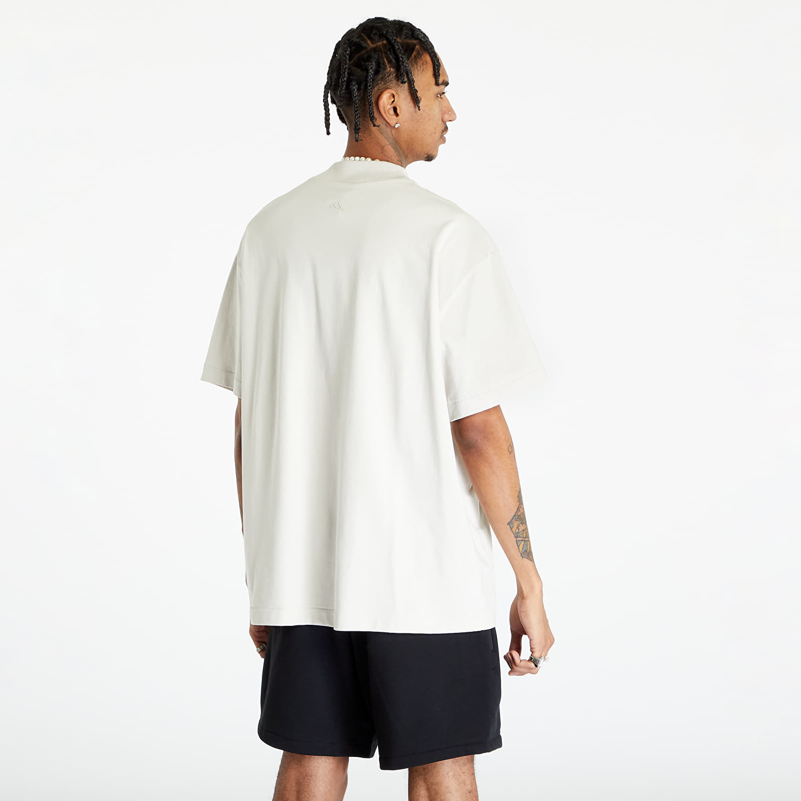T-skjorter adidas Performance One Cotton Jersey Short Sleeve Tee UNISEX Talc