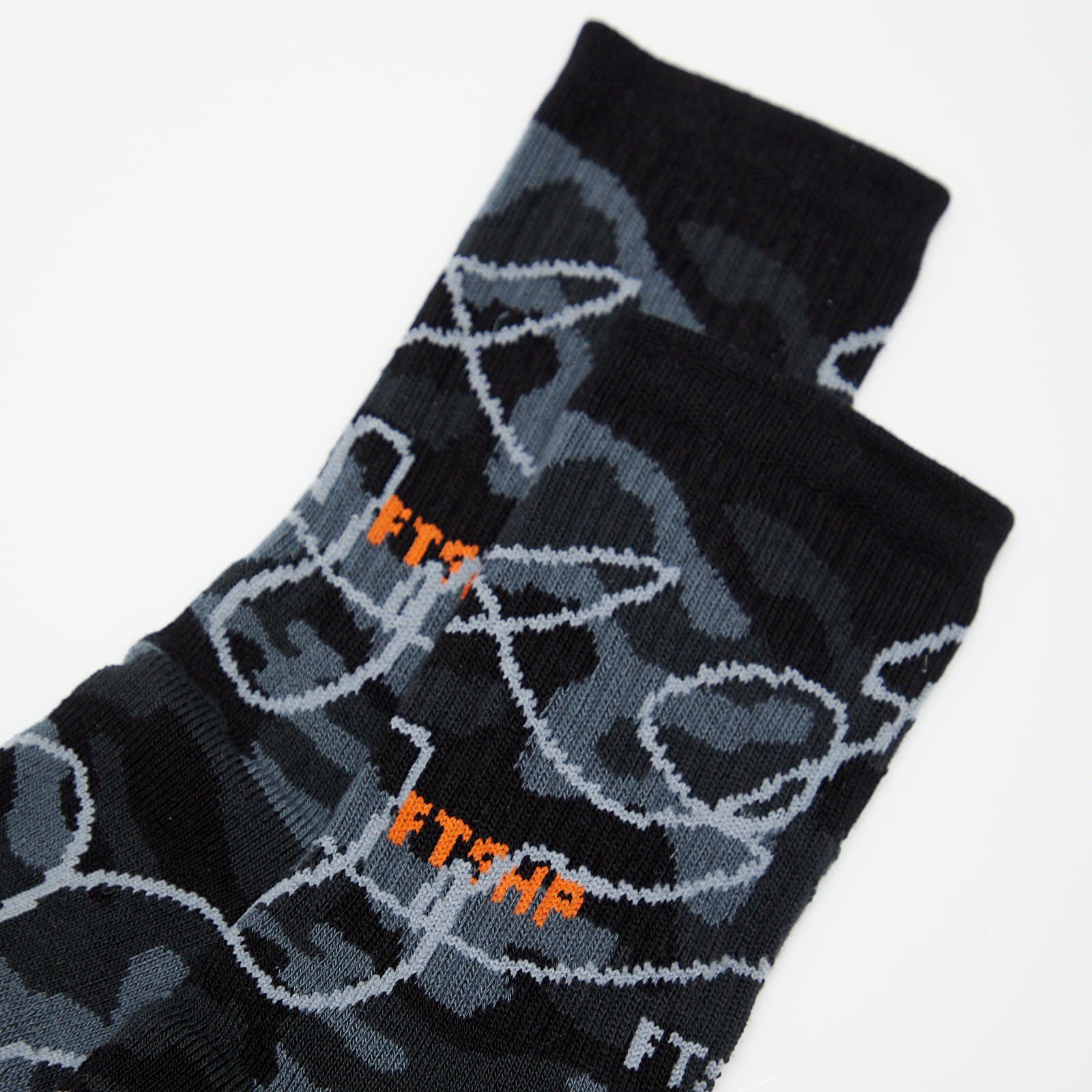 Skarpetki Footshop The Basketball Socks Black Camo