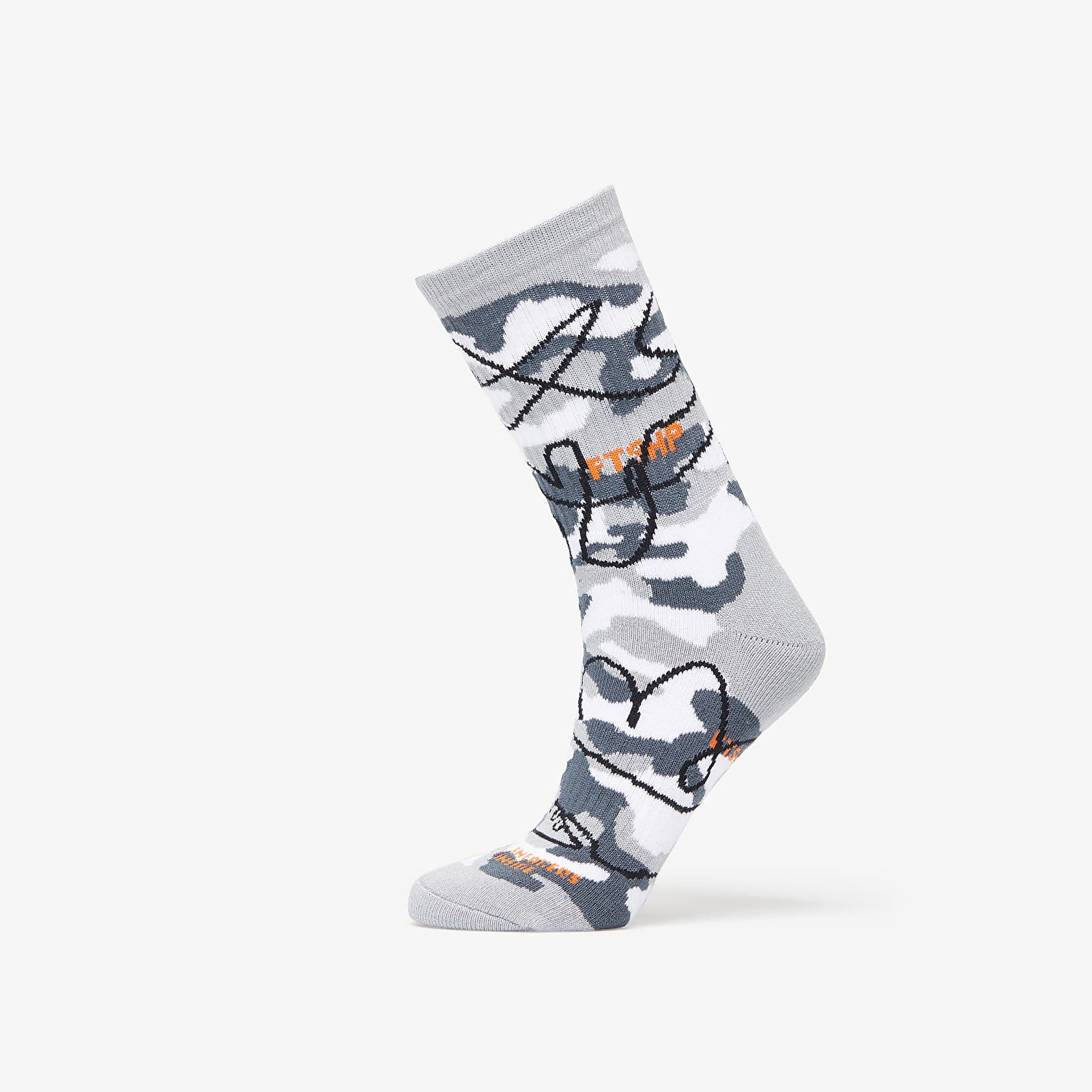 Footshop The Basketball Socks Gray Camo 39-42