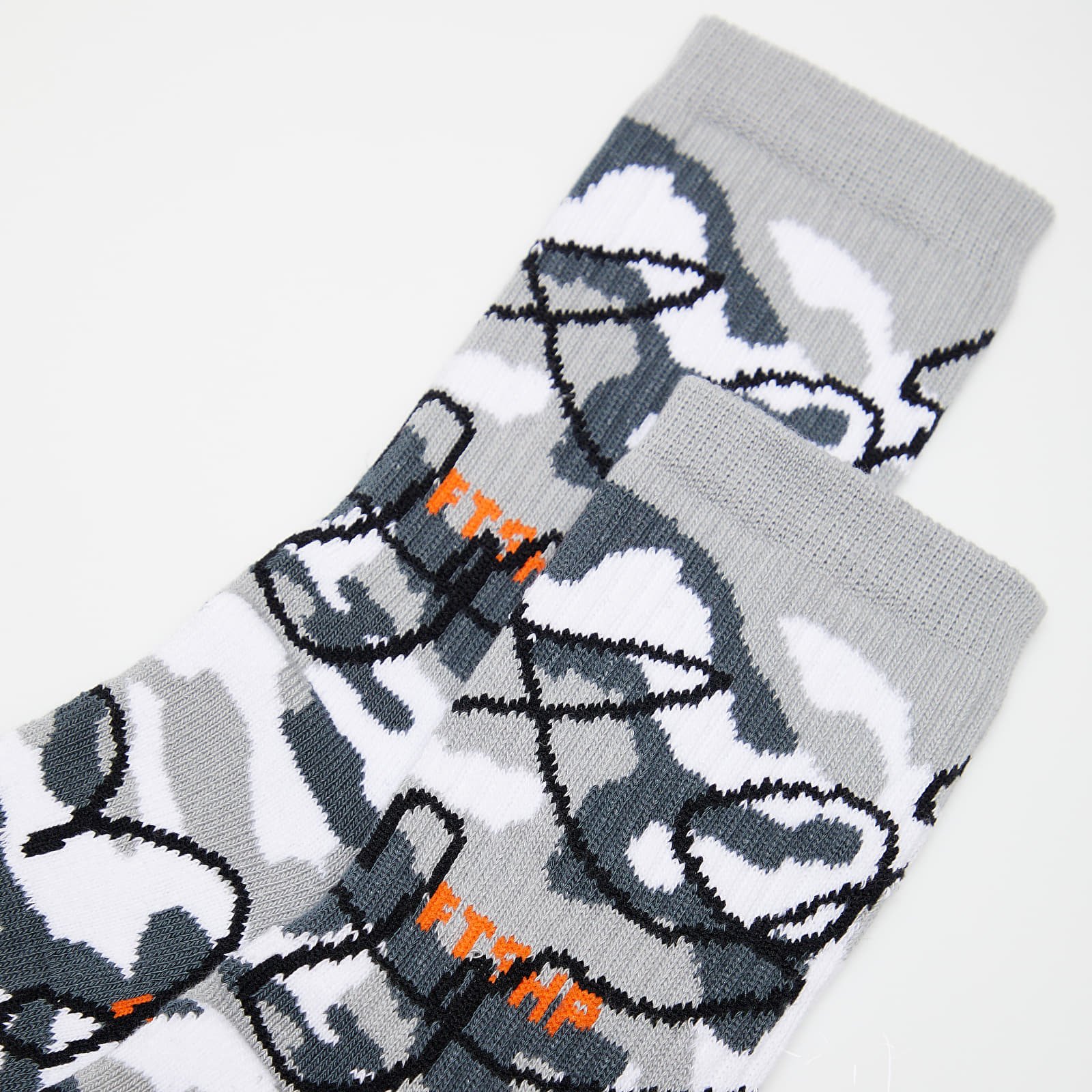 Zoknik Footshop The Basketball Socks Gray Camo