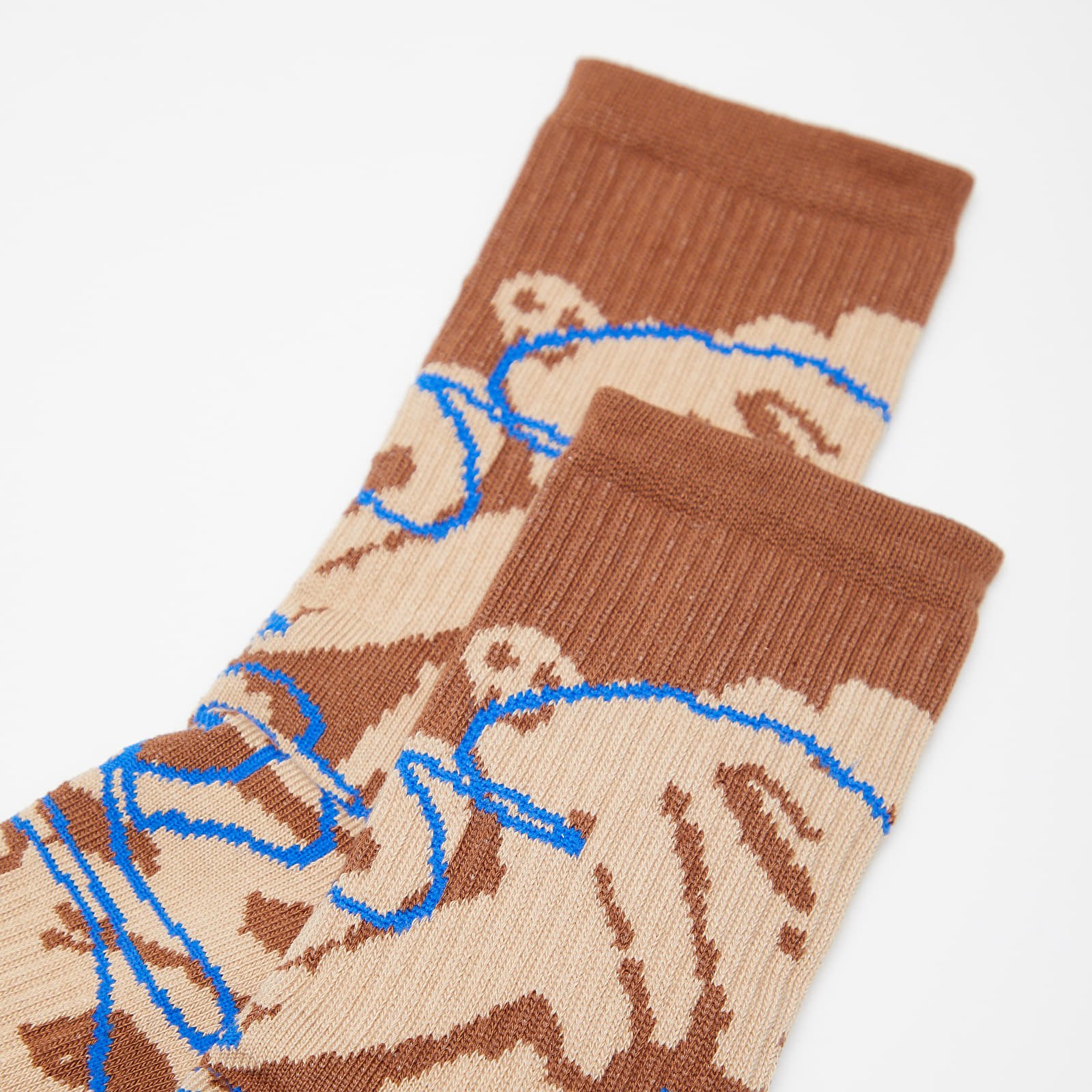 Zoknik Footshop Giza Desert Socks Camel/ Blue