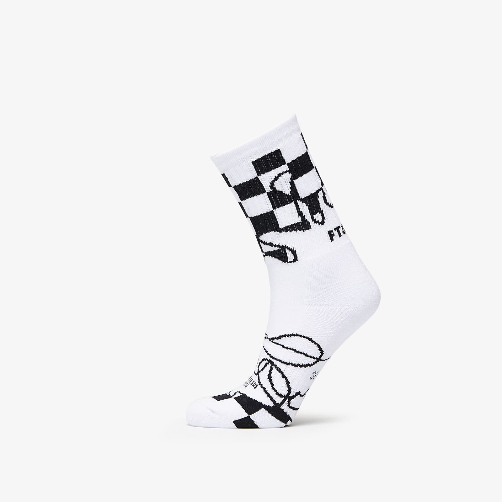 Footshop The Nju Checker Socks Black/ White 36-38