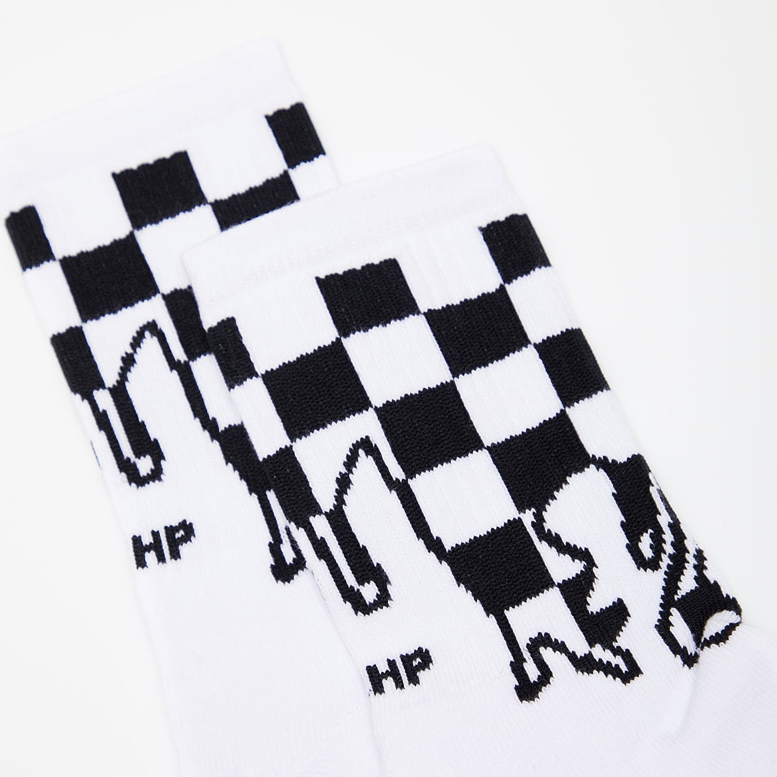 Чорапи Footshop The Nju Checker Socks Black/ White