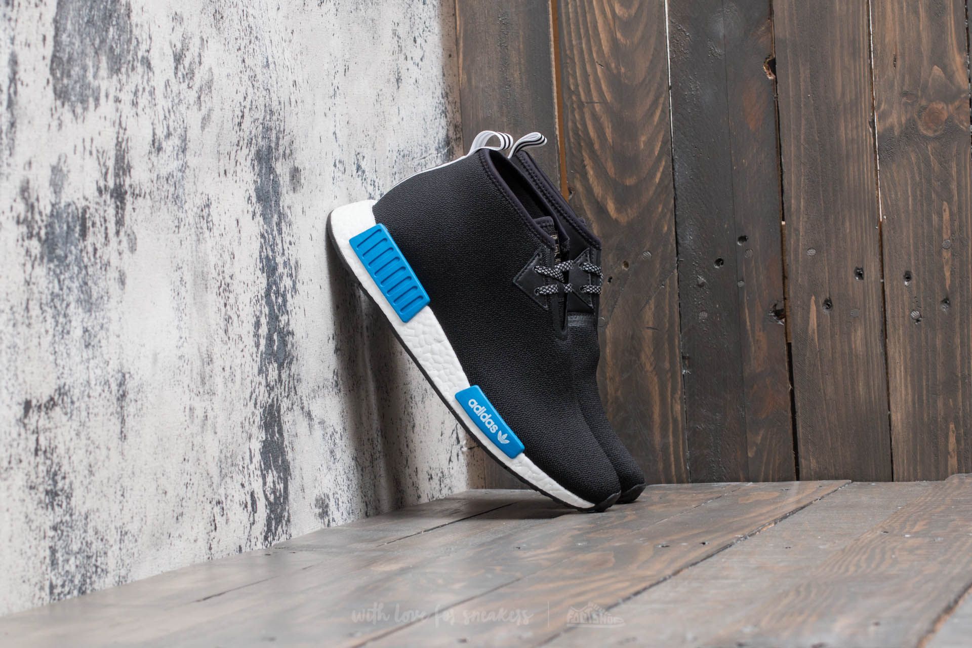 Férfi cipők adidas x Porter NMD_C1 Black/ Blue/ White