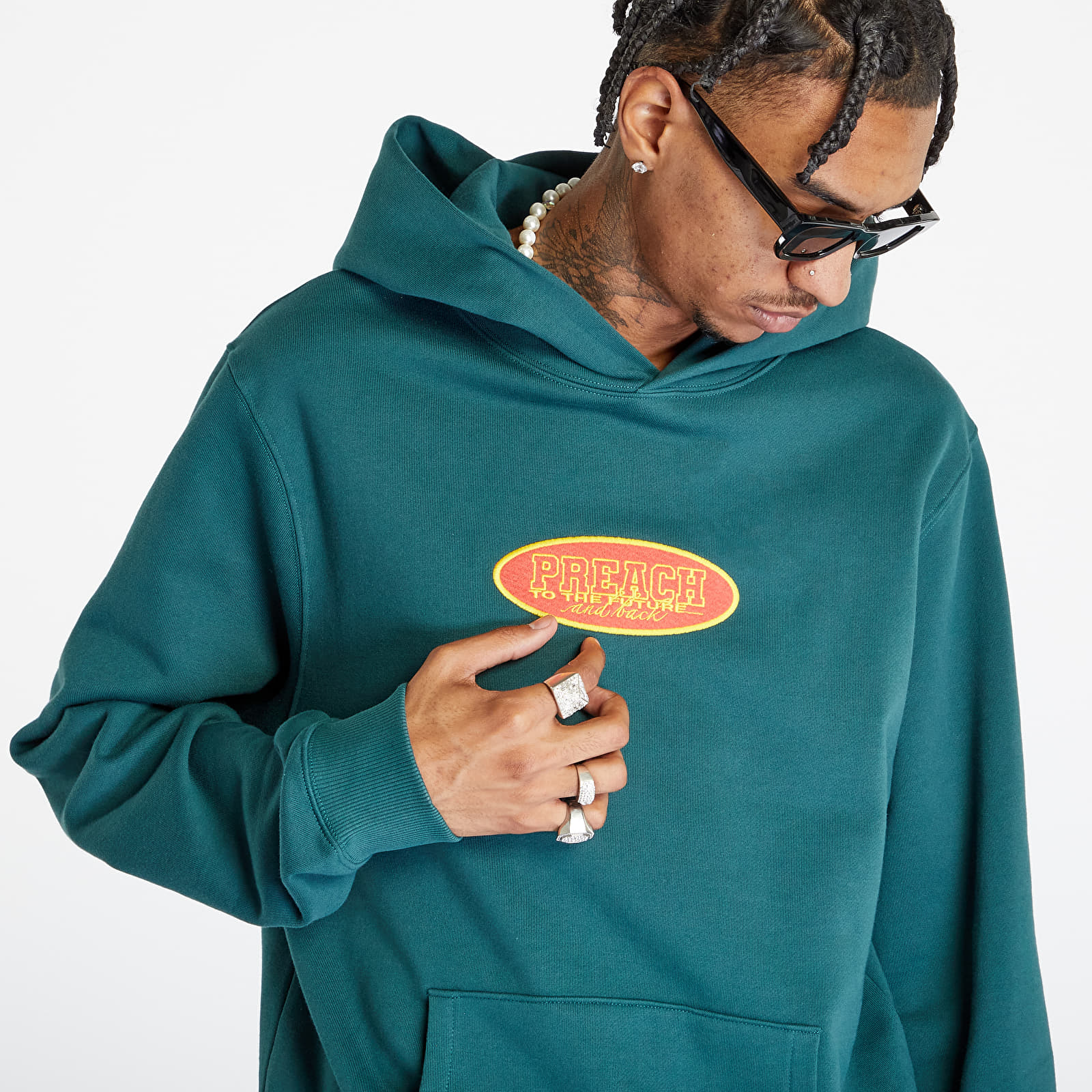 Hoodies and sweatshirts PREACH Relaxed Oval Logo Hoody University