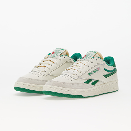 Reebok Classic Club C Vintage sneakers in chalk with green detail