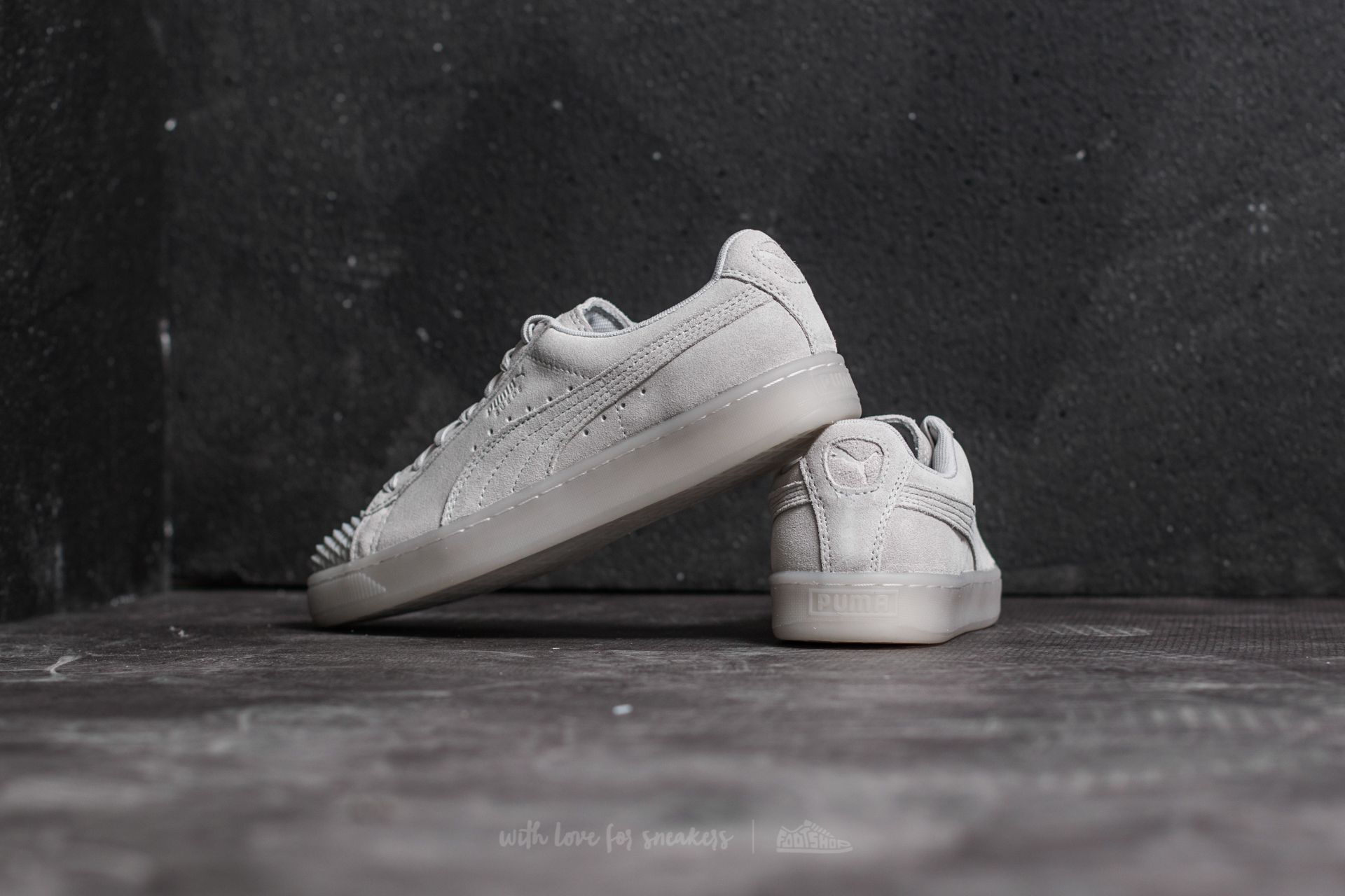 Women s shoes Puma Suede Jelly Wn s Glacier Gray Glacier Gray