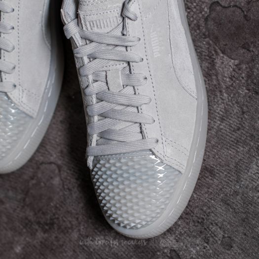 Puma suede on sale mujer plata