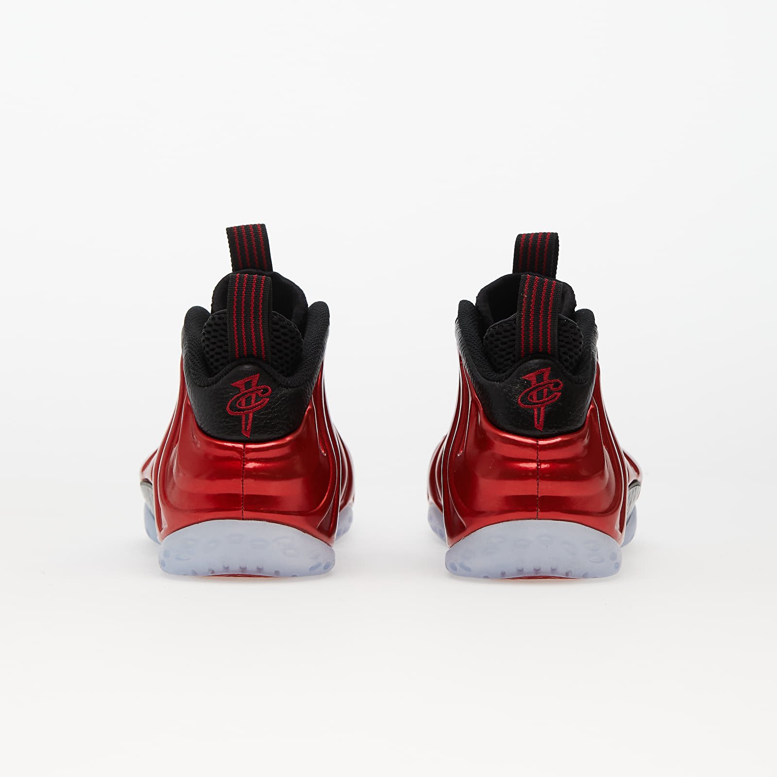 Red and white foamposites on sale