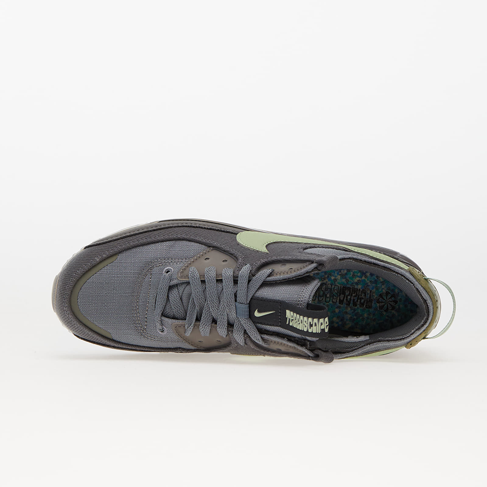 Scarpe uomo Nike Air Max Terrascape 90 Cool Grey/ Honeydew-Iron Grey