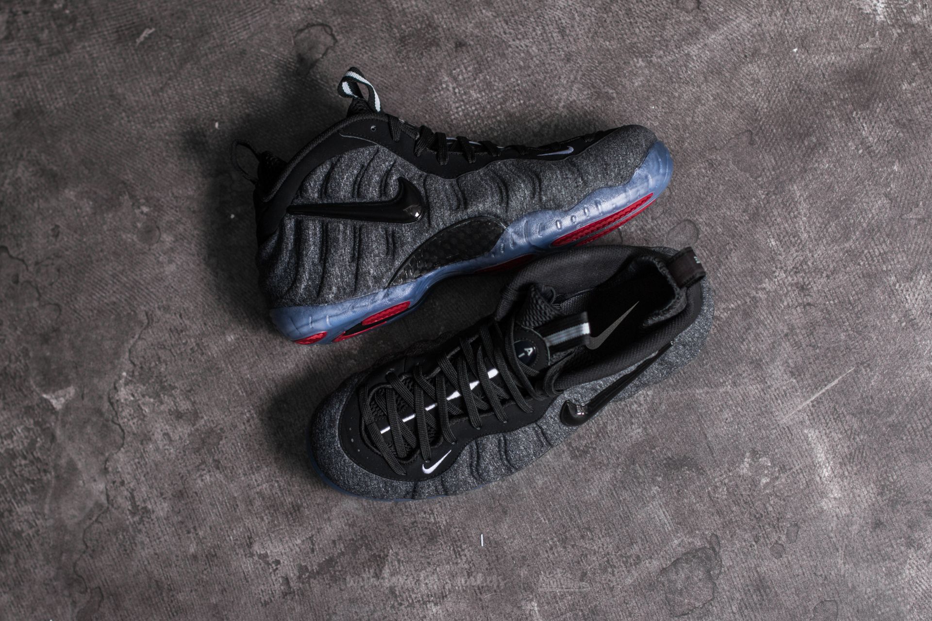 Men s shoes Nike Air Foamposite Pro Dark Grey Heather Black Black