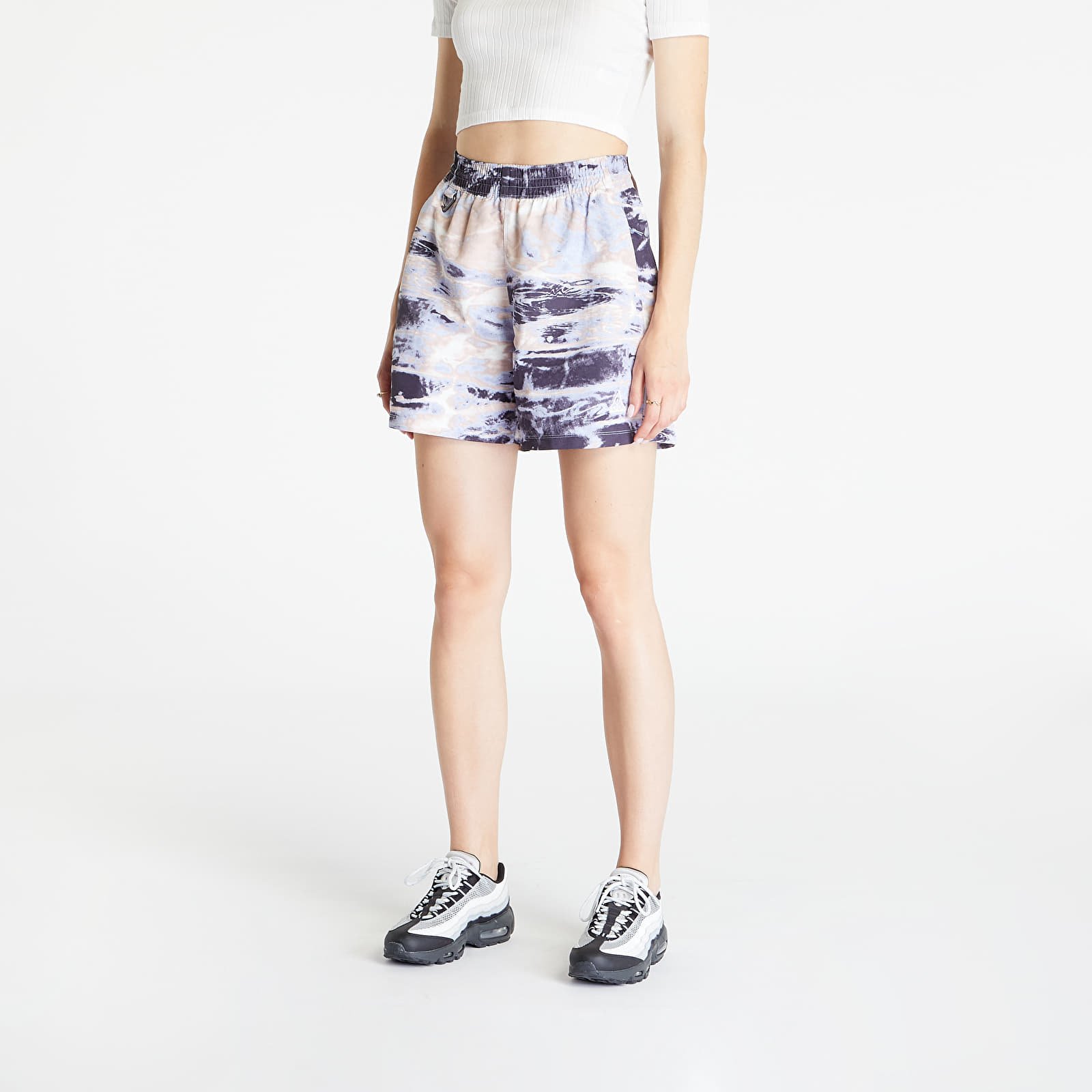 Szorty Nike ACG Women's Oversized Allover Print Shorts Gridiron/ Summit White