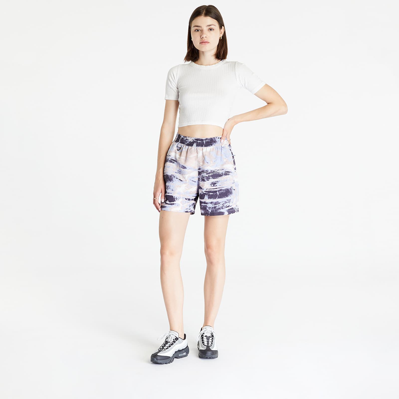 Nike ACG Women's Oversized Allover Print Shorts Gridiron/ Summit White XS