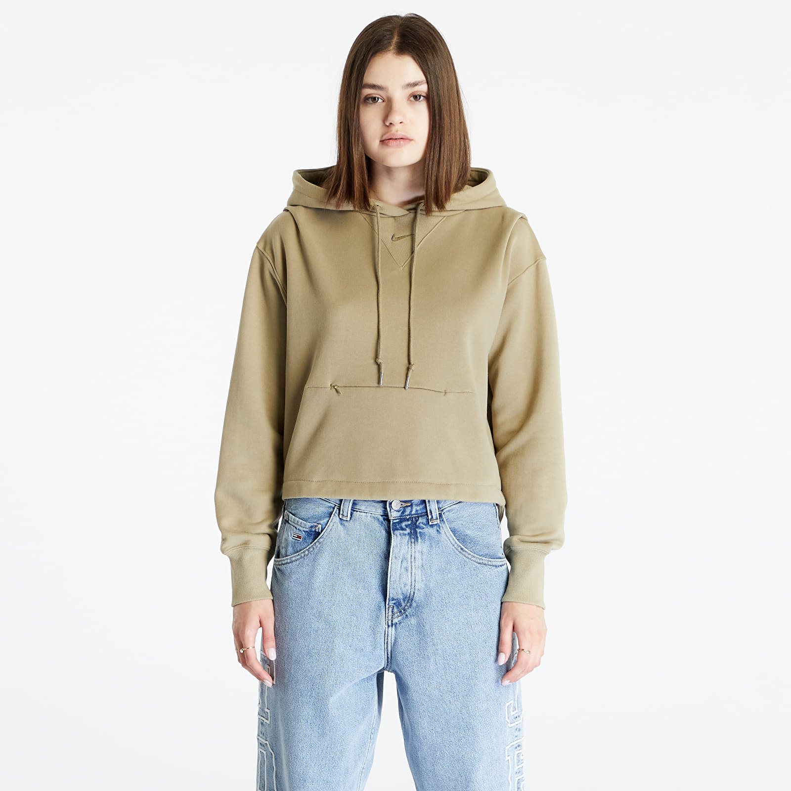 Hoodies and sweatshirts  Nike Sportswear Modern Fleece Women's Oversized French Terry Hoodie Neutral Olive/ Medium Olive
