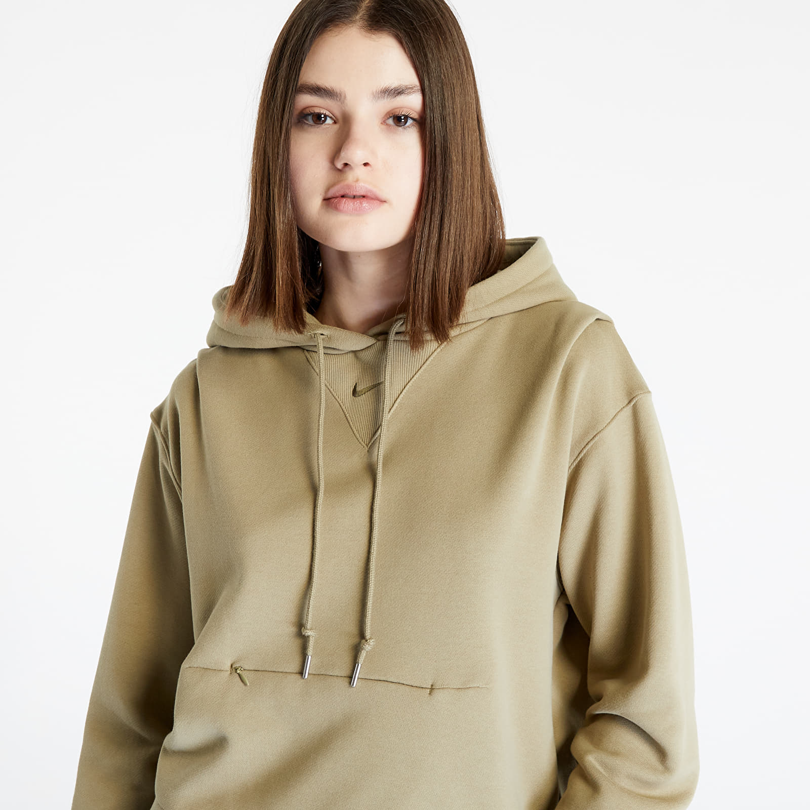 Hoodies and sweatshirts  Nike Sportswear Modern Fleece Women's Oversized French Terry Hoodie Neutral Olive/ Medium Olive