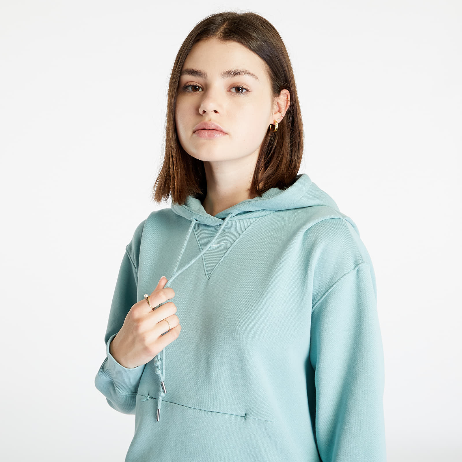 Hoodies and sweatshirts  Nike Sportswear Modern Fleece Women's Oversized French Terry Hoodie Mineral/ Jade Ice