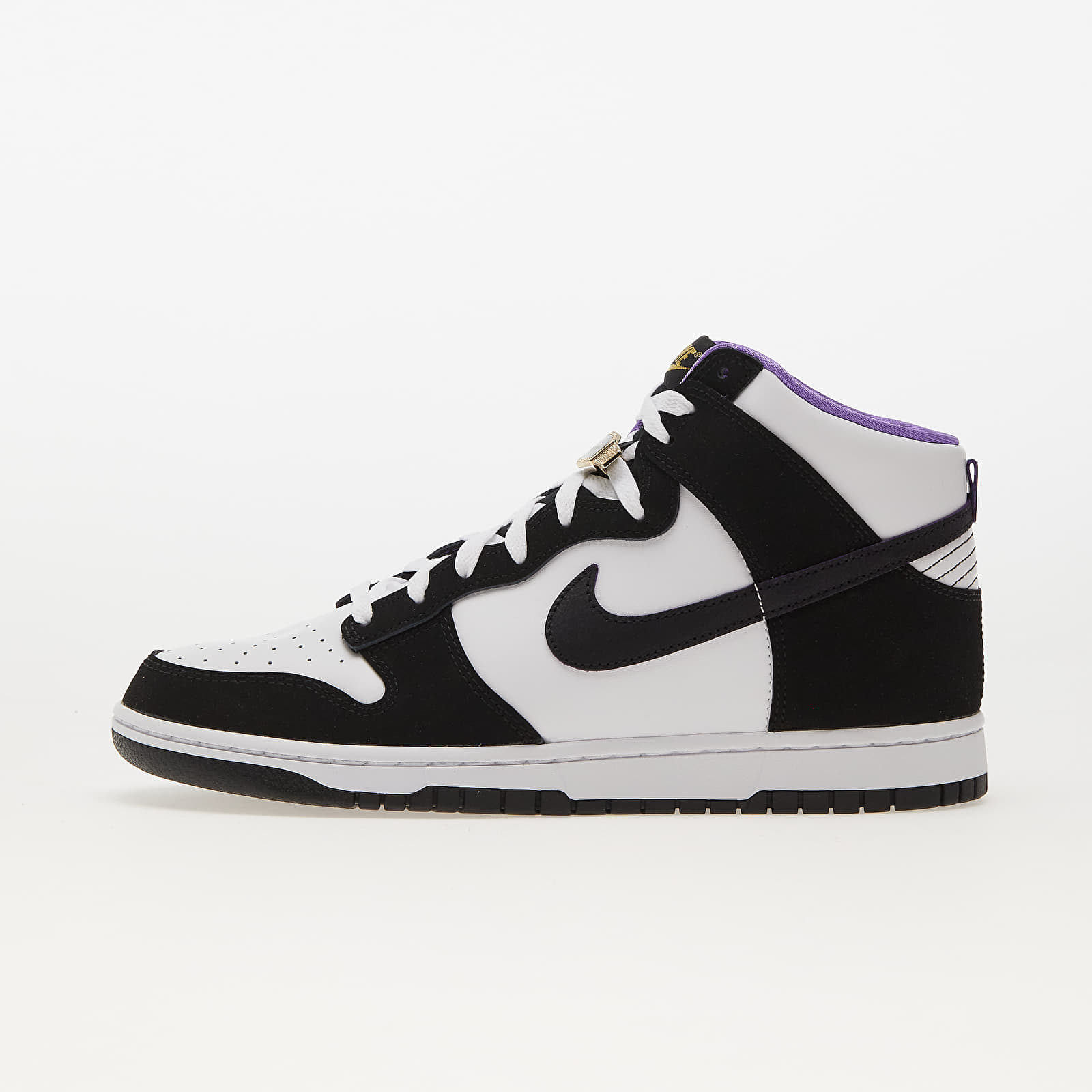 Herresko Nike Dunk High Retro Premium Emb Black/ Black-White-Action Grape