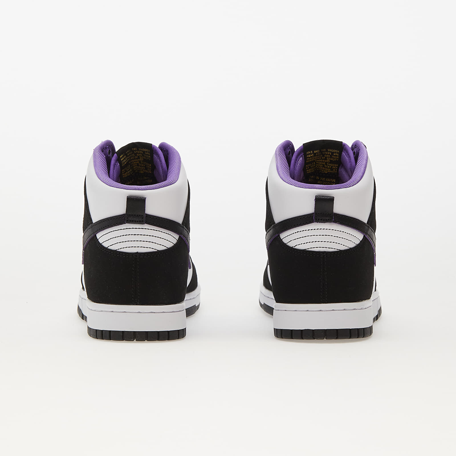 Herresko Nike Dunk High Retro Premium Emb Black/ Black-White-Action Grape